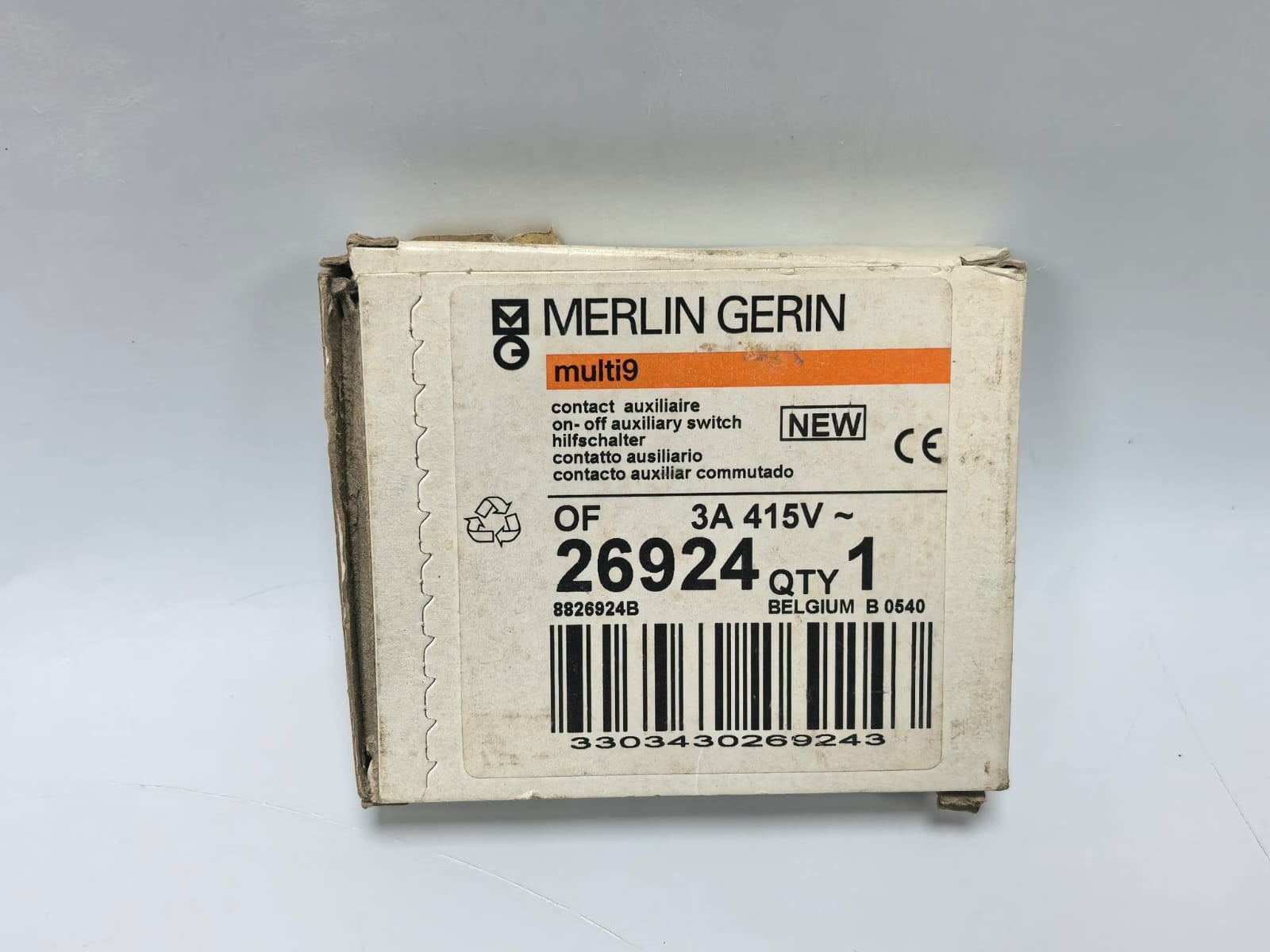 Merlin Gerin 26924 MERLIN GERIN 26924 MULTI9 CONTACT AUXILIARY SWITCH PCS 9