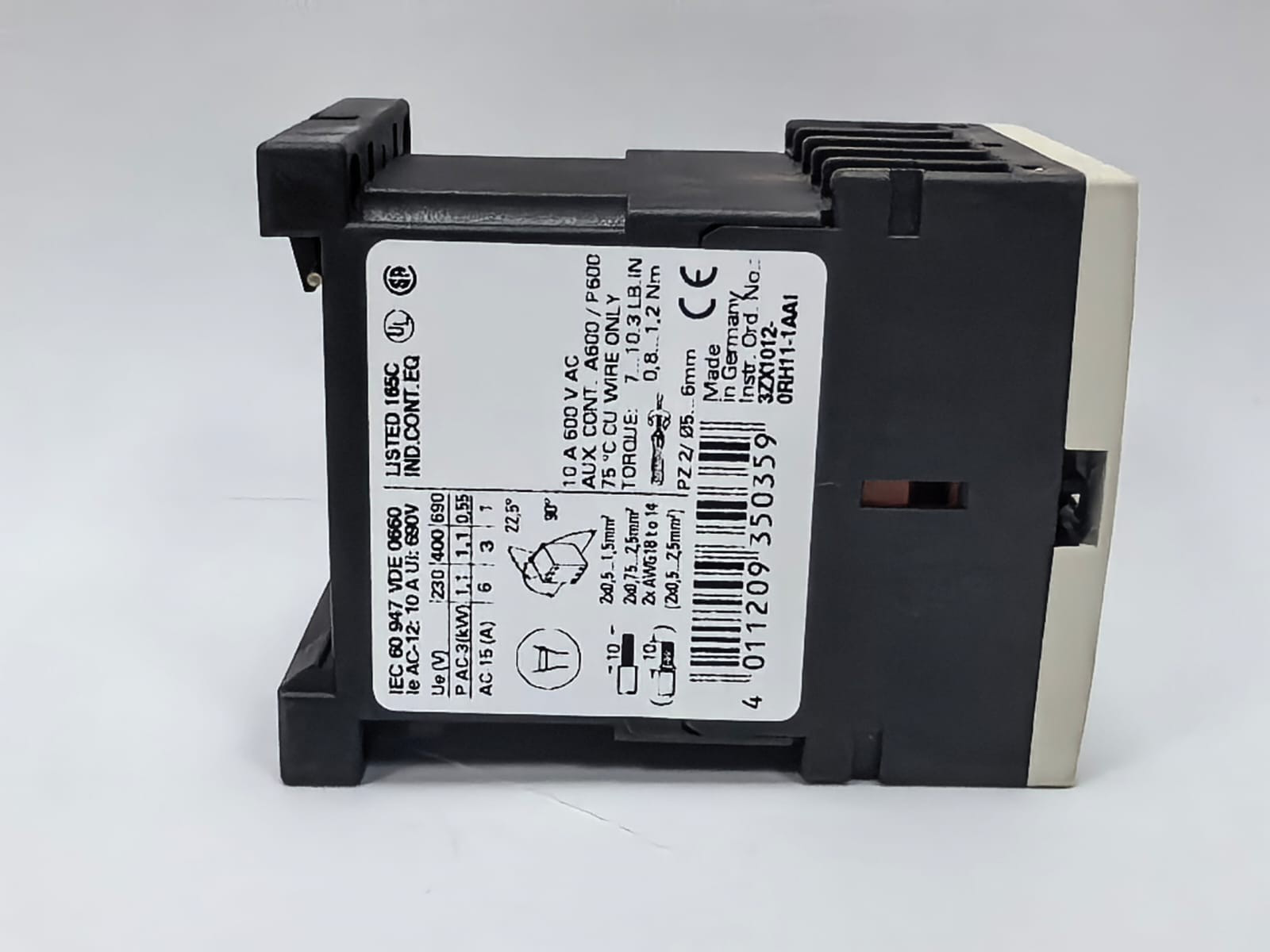 Siemens 3RH1131-1BF40 SIEMENS 3RH1131-1BF40 CONTACTOR RELAY 5