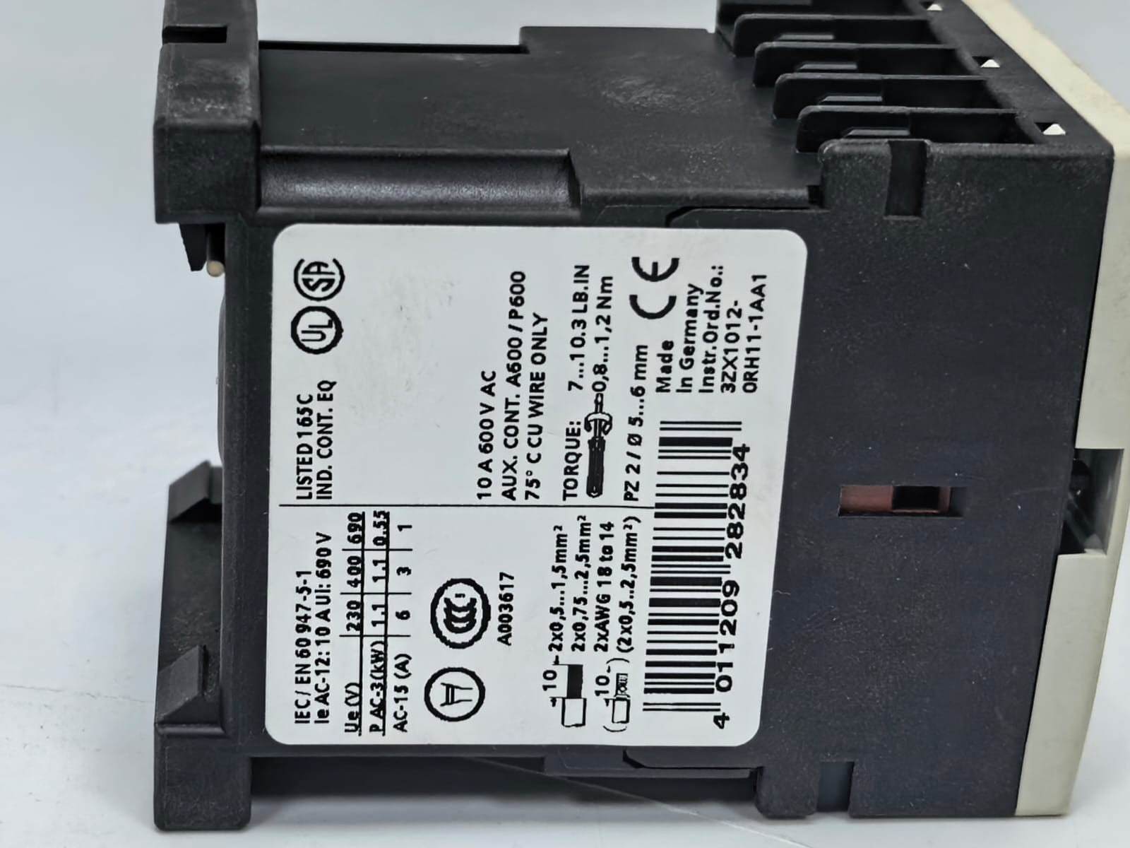 Siemens 3RH1122-1BF40 SIEMENS 3RH1122-1BF40 CONTACTOR RELAY PCS 4