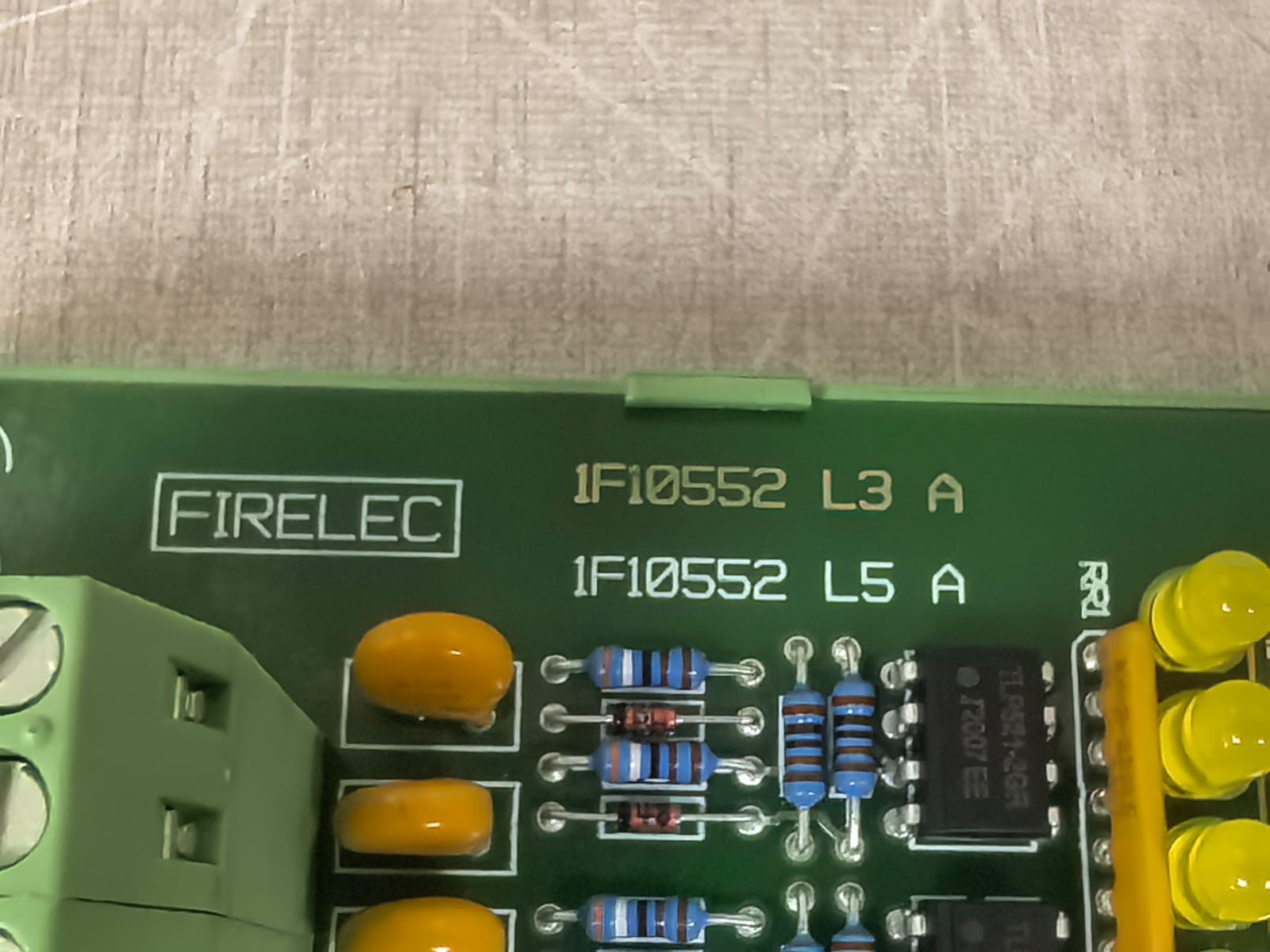 FIRELEC INT-DI32-ISO24DC-ST 1F10723 REV DA FIRELEC INT-DI32-ISO24DC-ST 1F10723 REV DA INDUSTRIAL INTERFACE BOARD 4