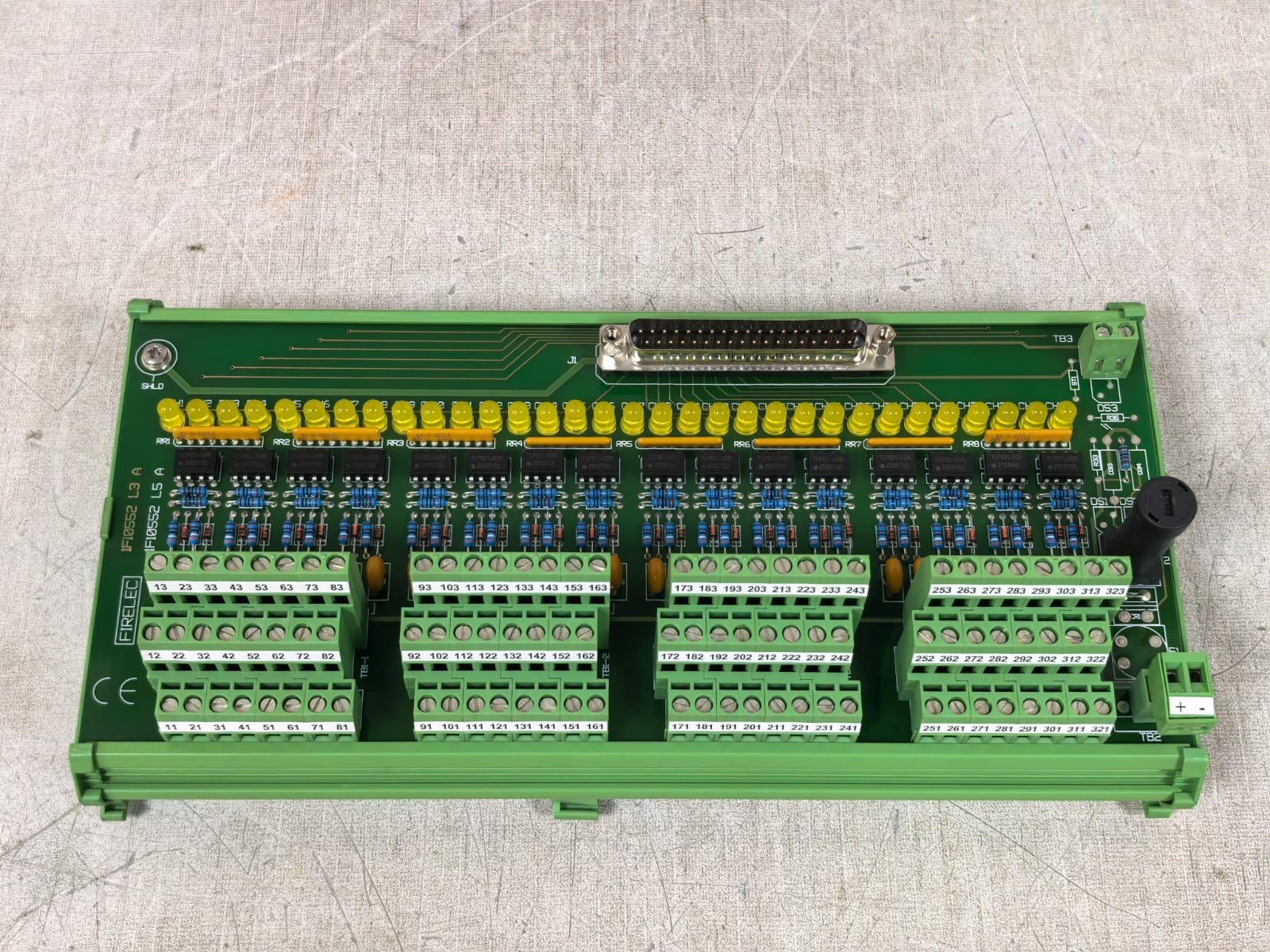 FIRELEC INT-DI32-ISO24DC-ST 1F10723 REV DA FIRELEC INT-DI32-ISO24DC-ST 1F10723 REV DA INDUSTRIAL INTERFACE BOARD 9