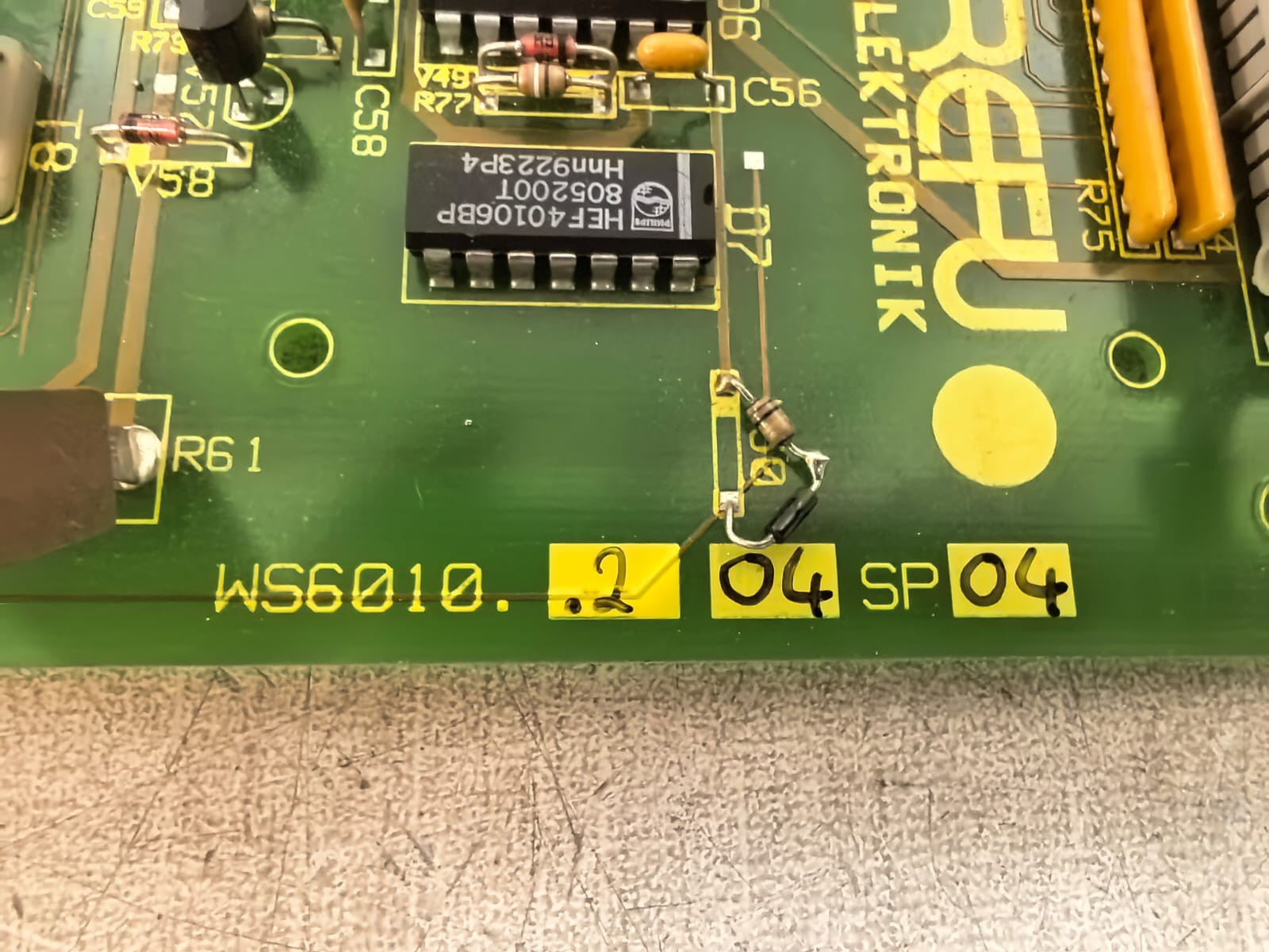 REFU ELEKTRONIK WS6010.204SP04 006011/01 REFU ELEKTRONIK WS6010.204SP04 006011/01 CIRCUIT BOARD 3