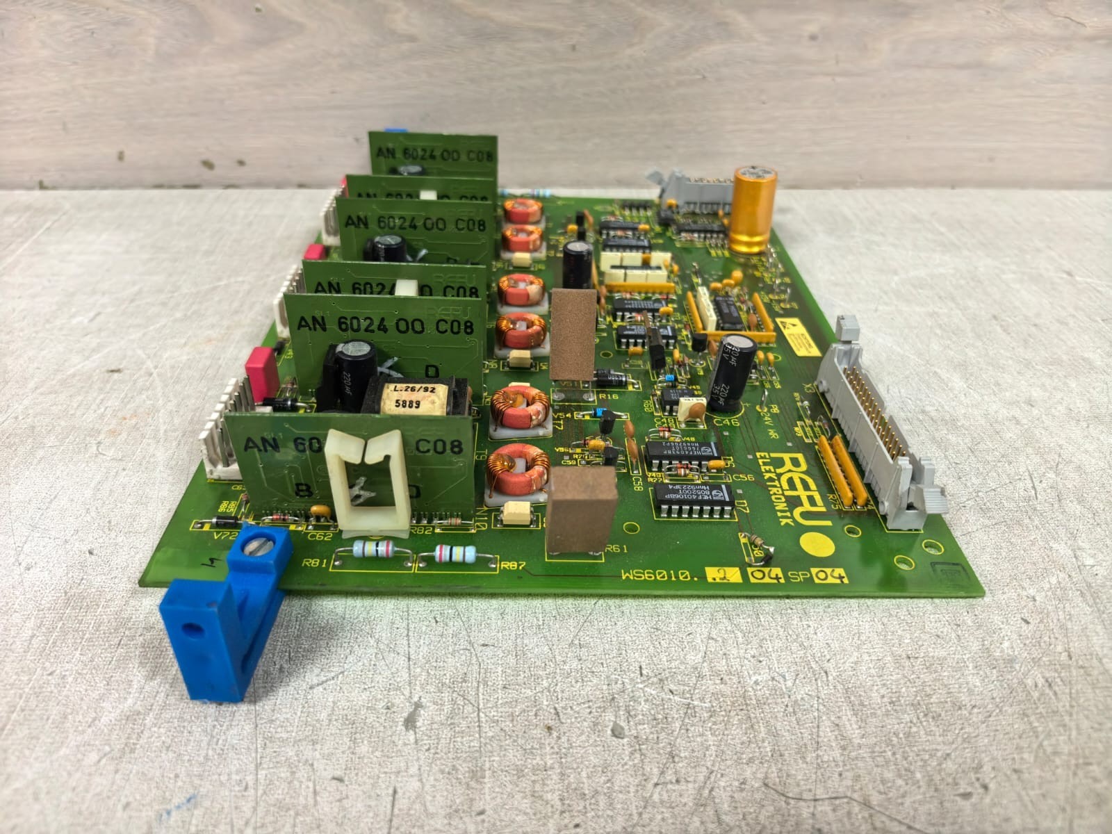 REFU ELEKTRONIK WS6010.204SP04 006011/01 REFU ELEKTRONIK WS6010.204SP04 006011/01 CIRCUIT BOARD 7