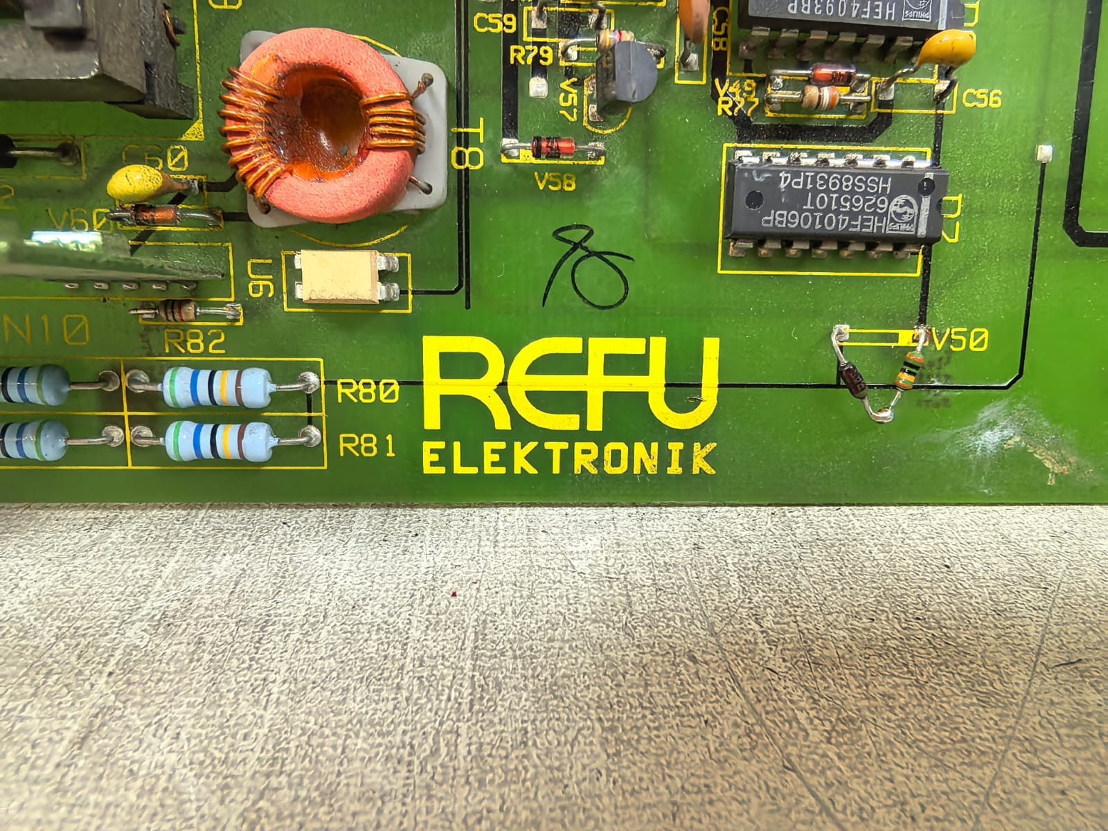 REFU ELEKTRONIK WS6010.101SP01 REFU ELEKTRONIK WS6010.101SP01 CIRCUIT BOARD 2
