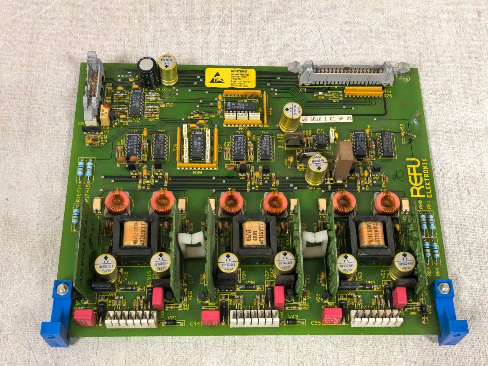 REFU ELEKTRONIK WS6010.202SP02 REFU ELEKTRONIK WS6010.202SP02 CIRCUIT BOARD 6