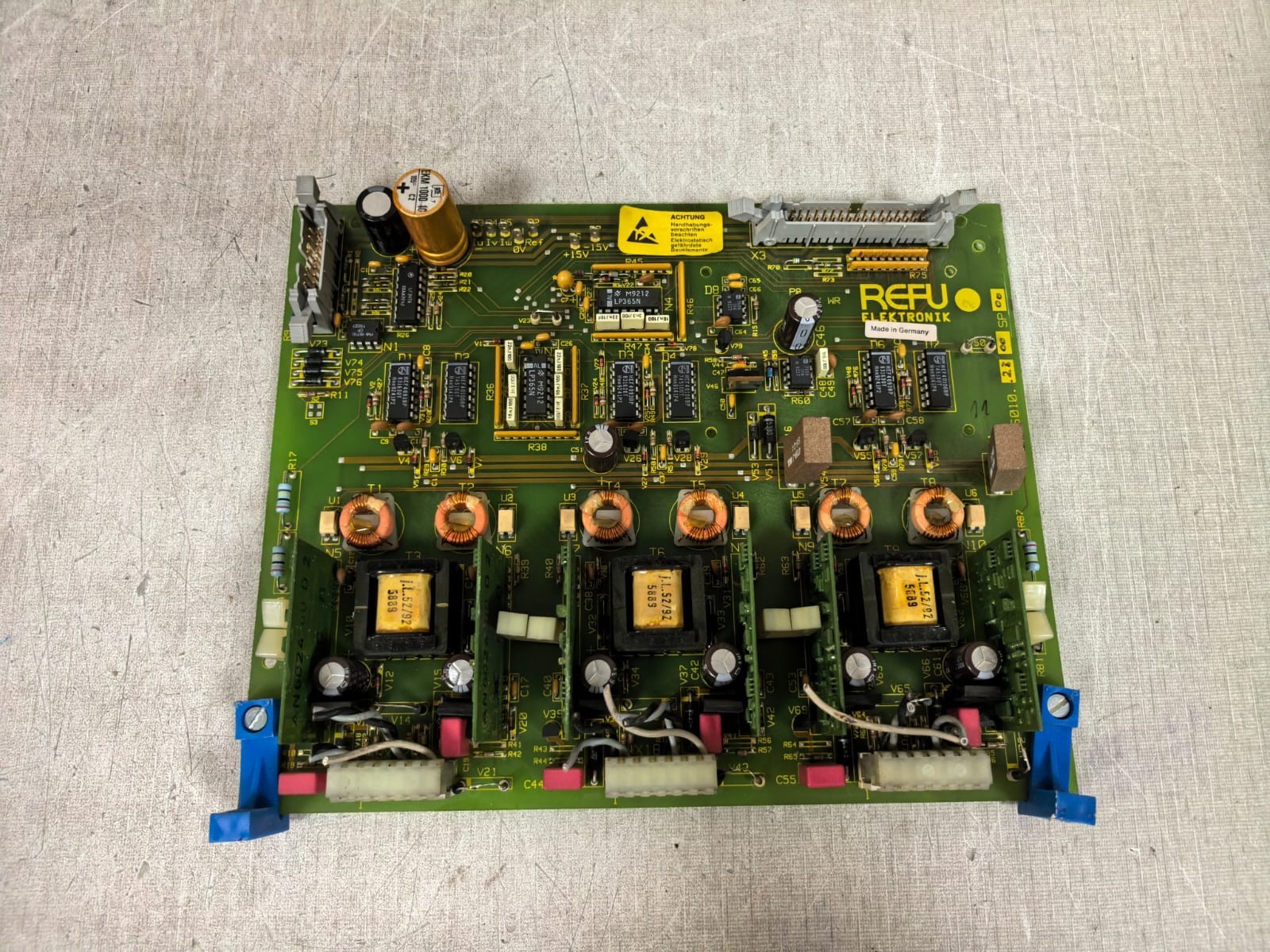 REFU ELEKTRONIK WS6010.2300SP00 REFU ELEKTRONIK WS6010.2300SP00 CIRCUIT BOARD 9