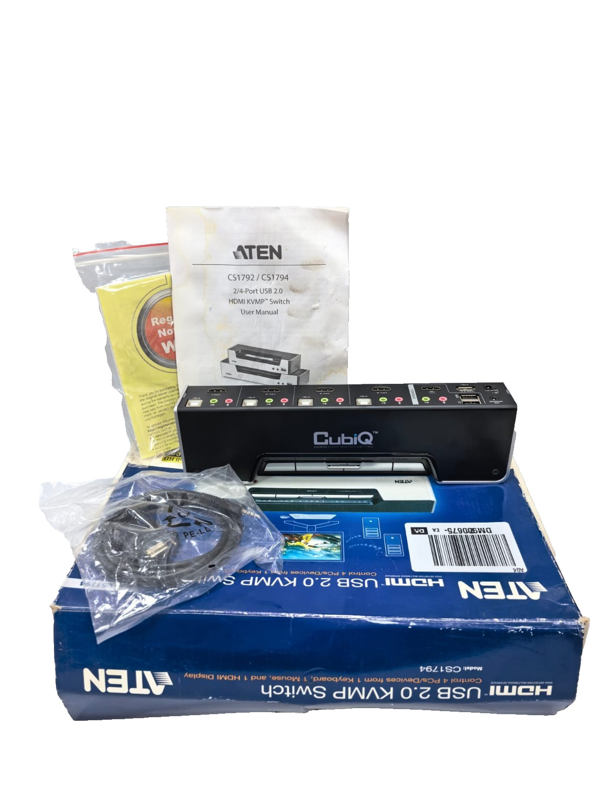 ATEN CS1794 4-PORT USB 2.0 CUBIQ HDMI KVMP SWITCH