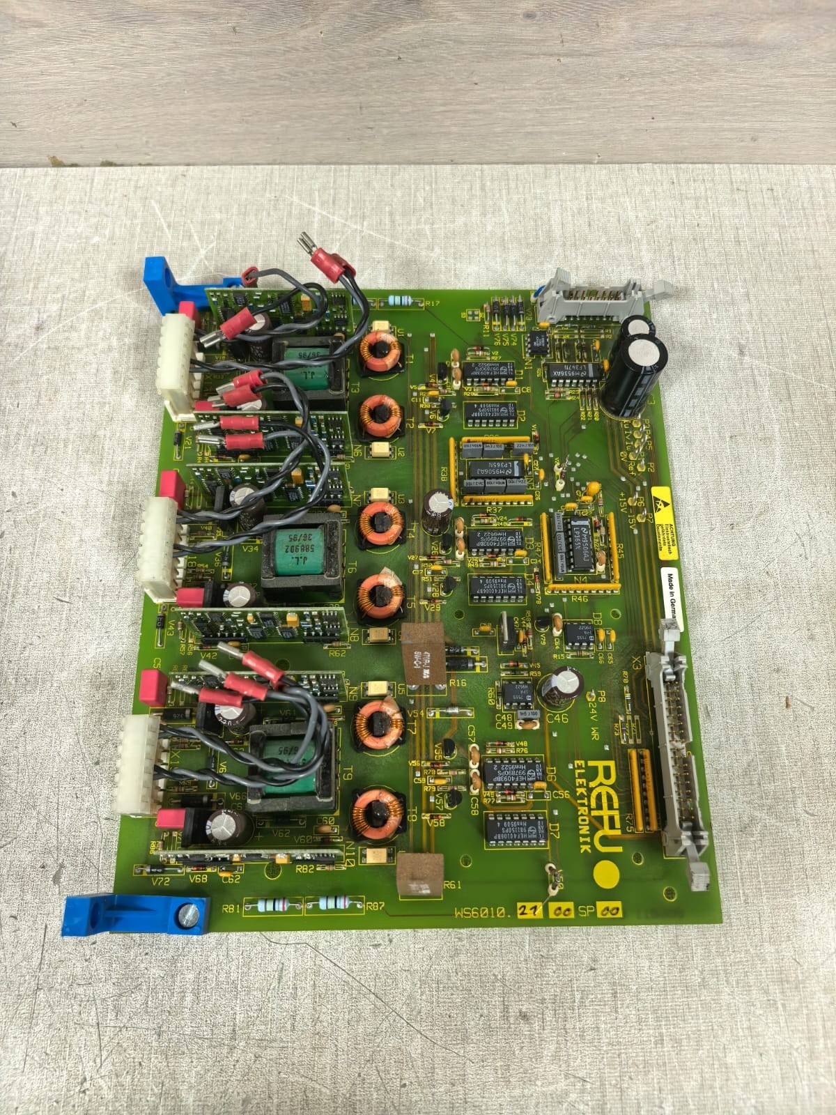 REFU ELEKTRONIK WS6010.2100SP00 REFU ELEKTRONIK WS6010.2100SP00 CIRCUIT BOARD 9
