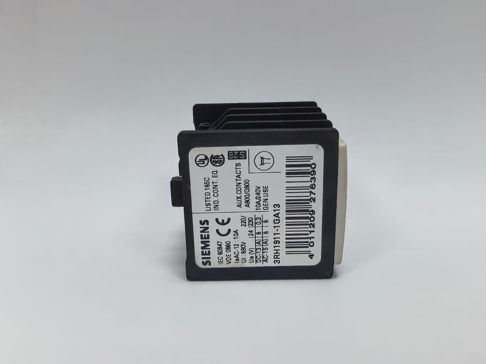 Siemens 3RH1911-1GA13 SIEMENS 3RH1911-1GA13 AUXILLARY SWITCH BLOCK PCS 6