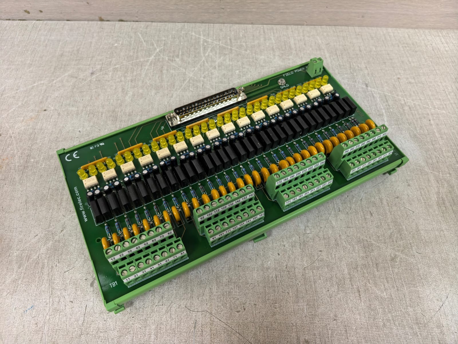 FIRELEC INT-DI32-ISO48AC-ST 1F10389 REV FC FIRELEC INT-DI32-ISO48AC-ST 1F10389 REV FC INDUSTRIAL INTERFACE BOARD 3