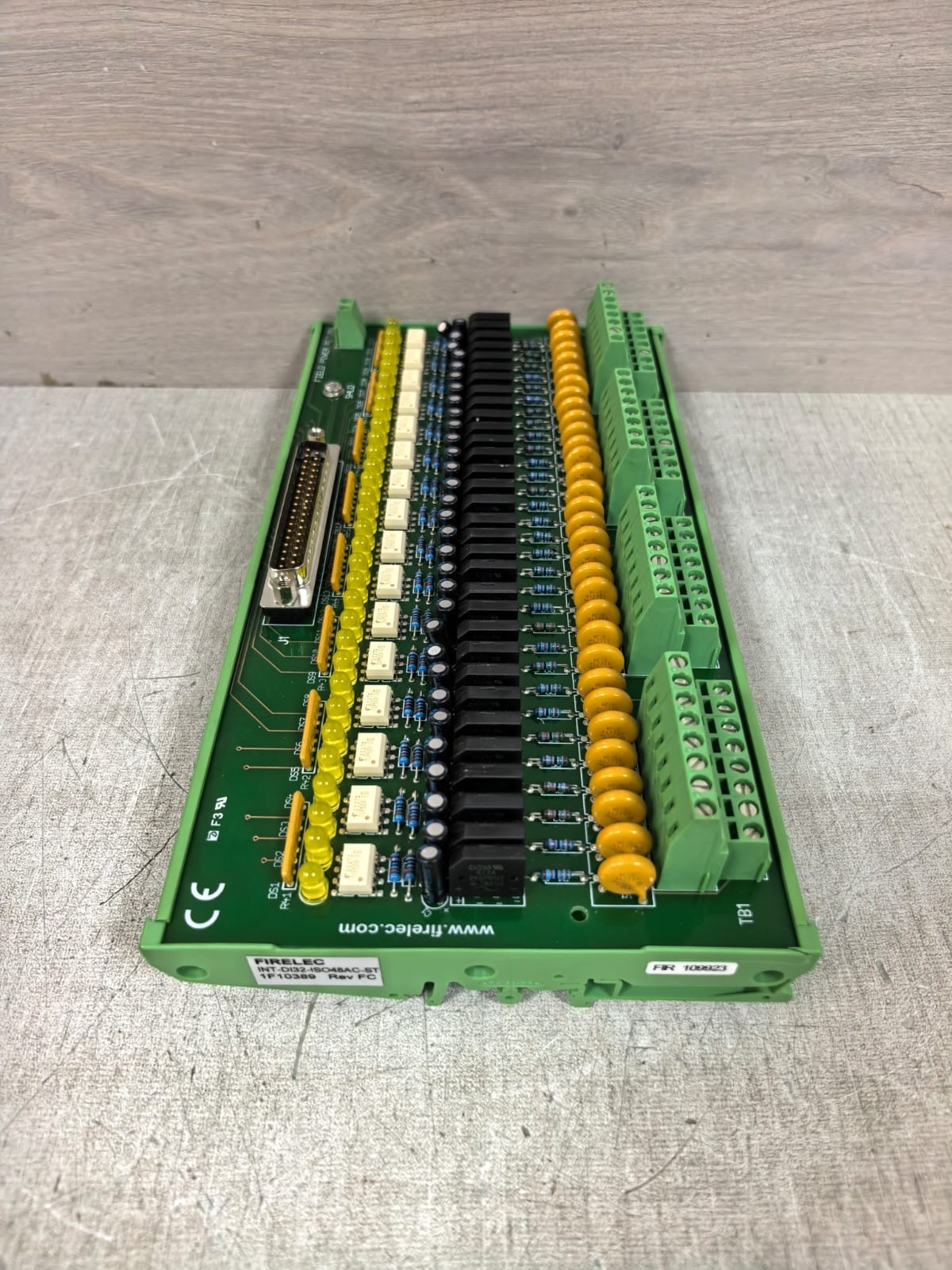 FIRELEC INT-DI32-ISO48AC-ST 1F10389 REV FC FIRELEC INT-DI32-ISO48AC-ST 1F10389 REV FC INDUSTRIAL INTERFACE BOARD 10