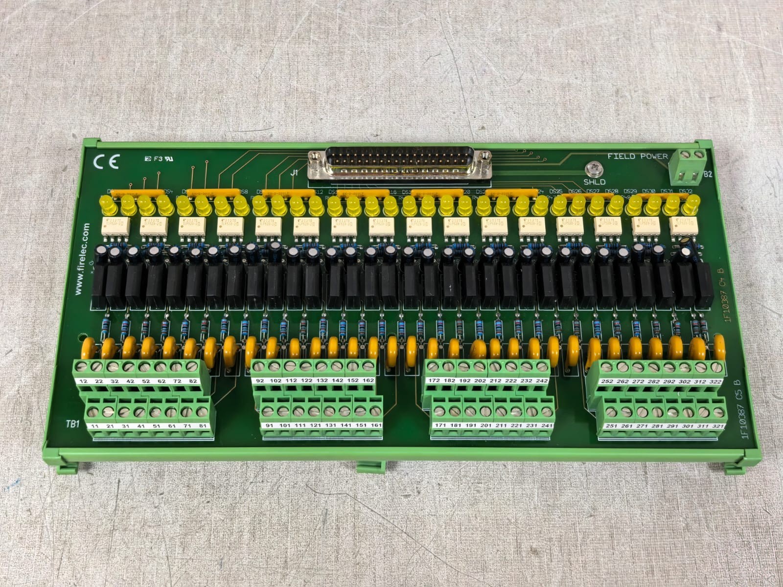 FIRELEC INT-DO-32R-STD-ST 1F10508 REV CB FIRELEC INT-DO-32R-STD-ST 1F10508 REV CB INDUSTRIAL INTERFACE BOARD 2