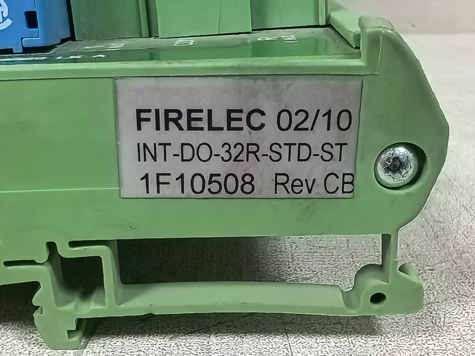 FIRELEC INT-DO-32R-STD-ST 1F10508 REV CB FIRELEC INT-DO-32R-STD-ST 1F10508 REV CB INDUSTRIAL INTERFACE BOARD 9