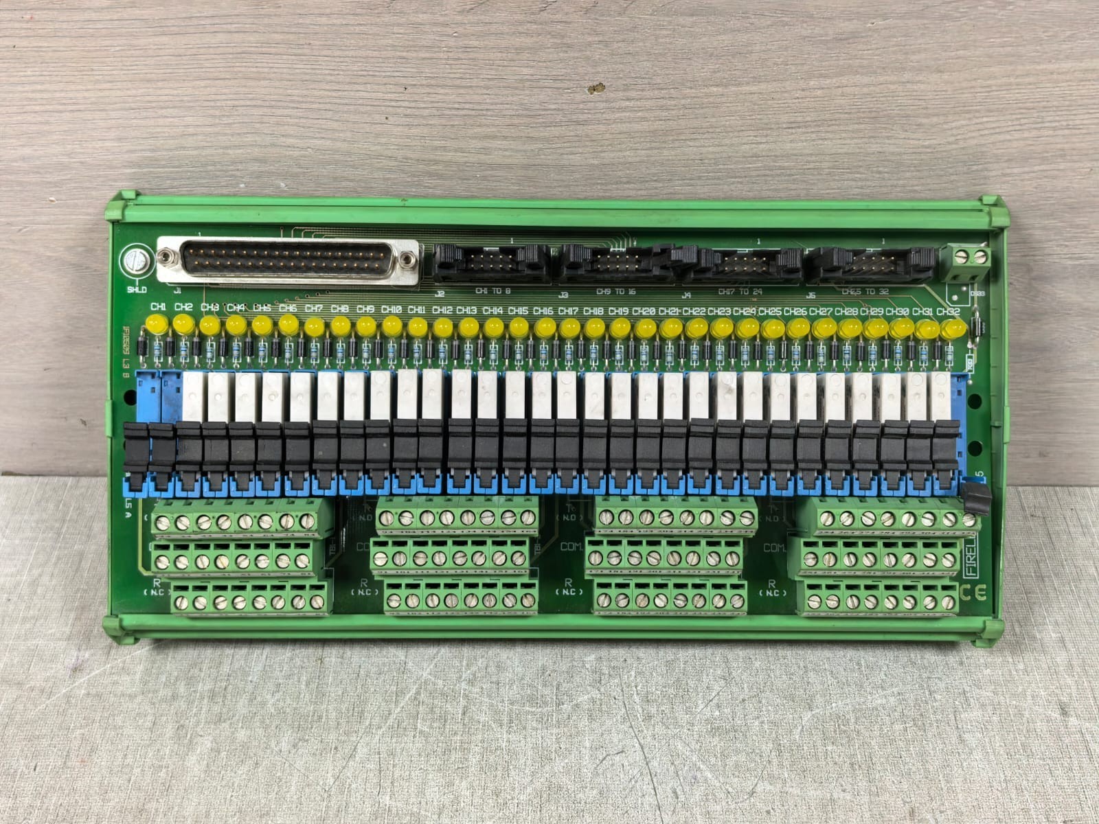 FIRELEC INT-DO-32R-STD-ST 1F10508 REV CB INDUSTRIAL INTERFACE BOARD