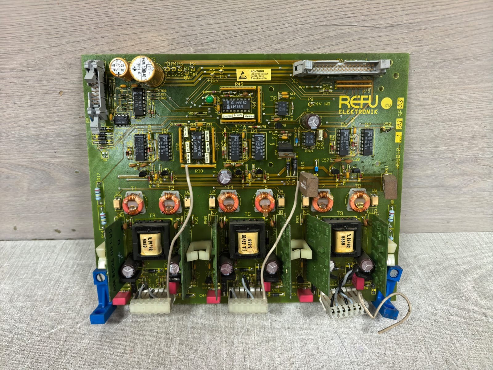 REFU ELEKTRONIK WS6010.103SP03 CIRCUIT BOARD