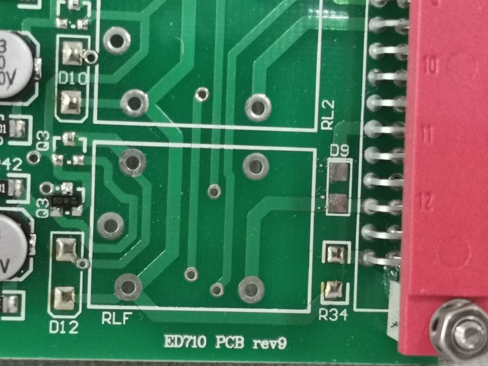 ELECTRONIC DEVICES ED 710 ELECTRONIC DEVICES ED 710 H2S REV 9 PCB BOARD 5