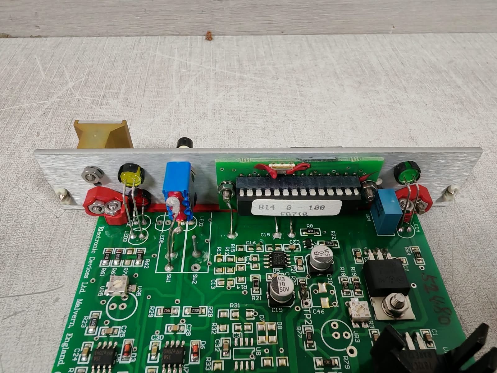 ELECTRONIC DEVICES ED 710 ELECTRONIC DEVICES ED 710 HYC REV 9 PCB BOARD 6