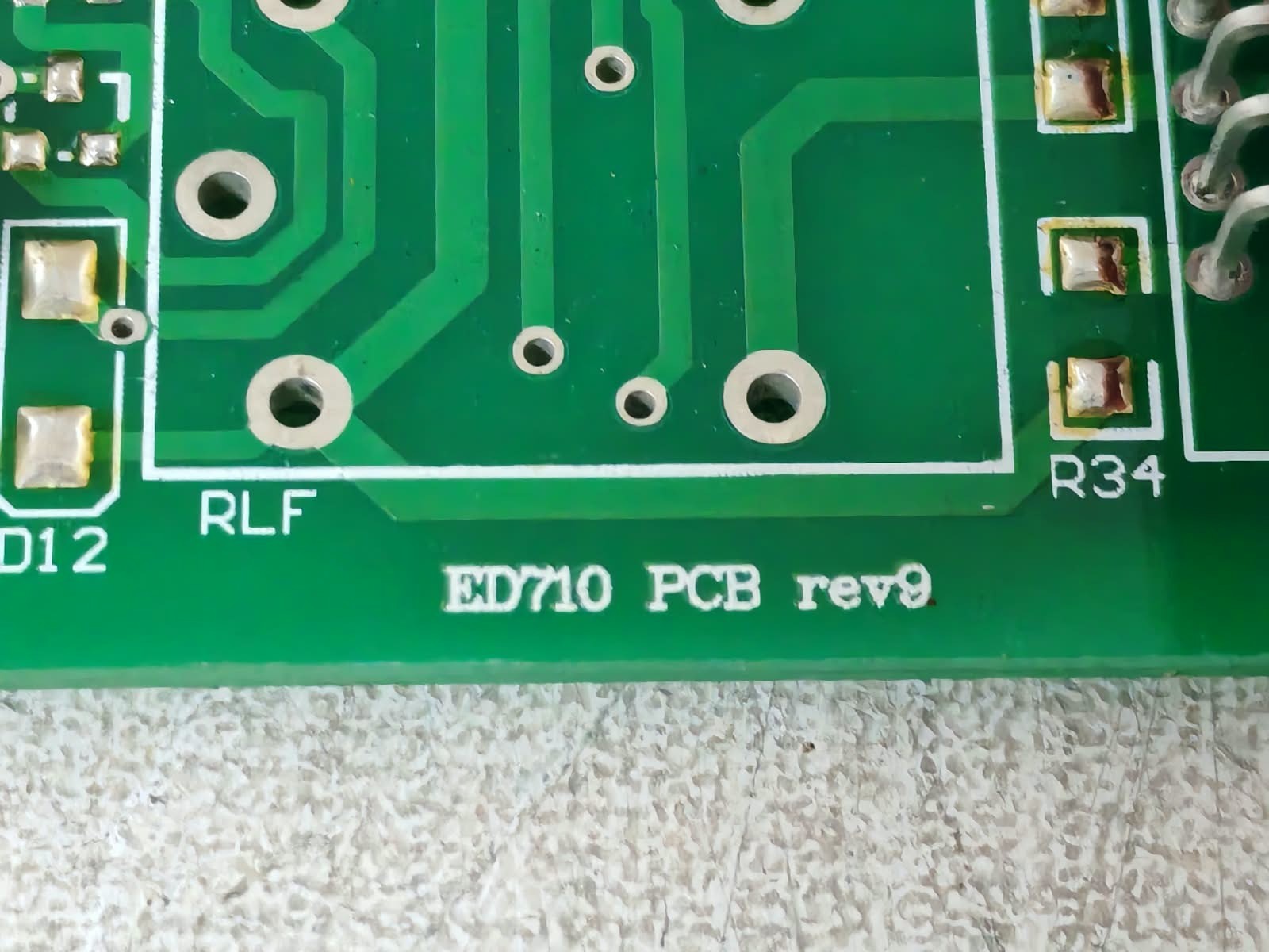 ELECTRONIC DEVICES ED 710 ELECTRONIC DEVICES ED 710 HYC REV 9 PCB BOARD 10