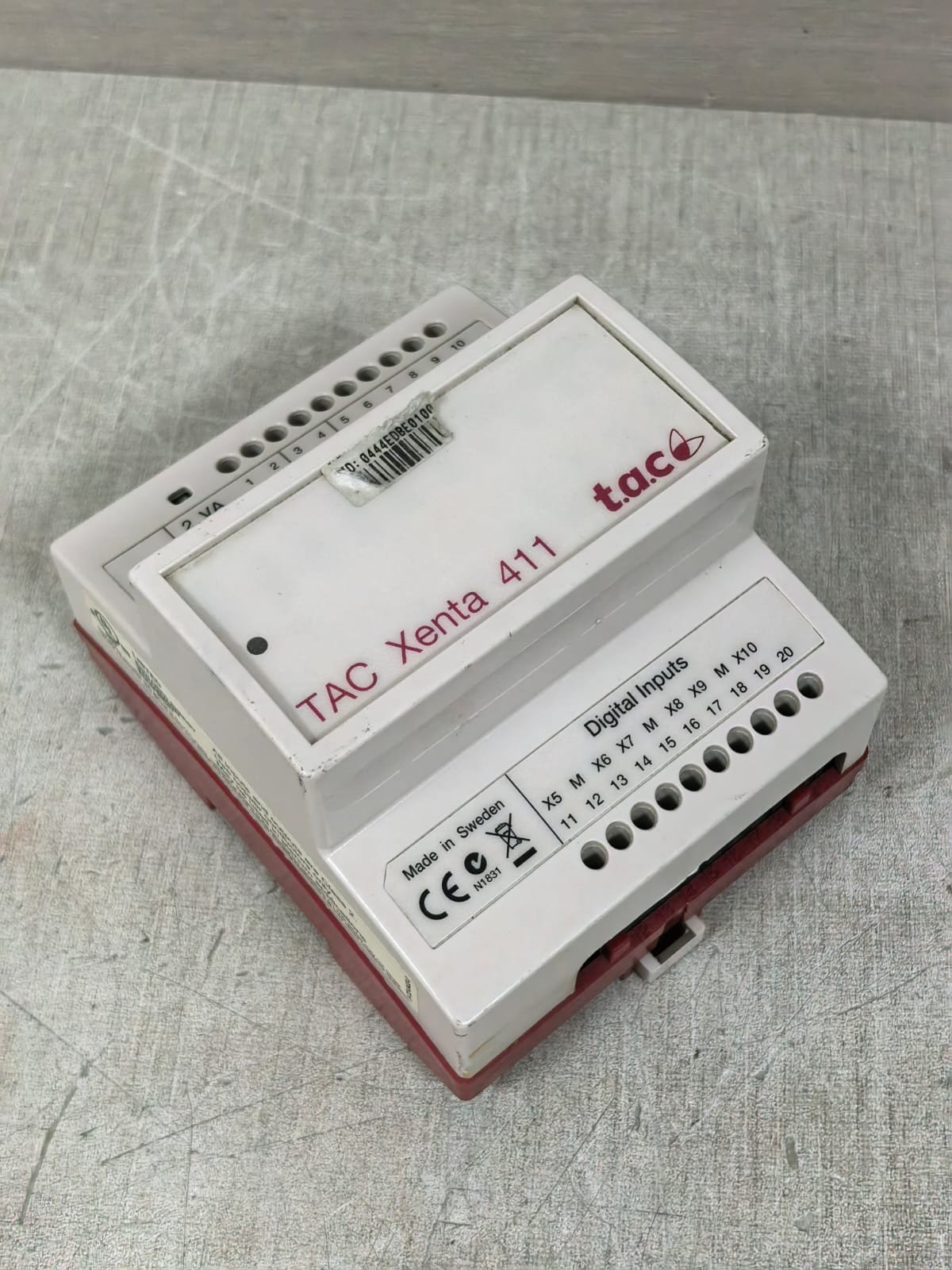 TAC 411 0-073-0201-1 VER 1.04 TAC XENTA 411 0-073-0201-1 VER 1.04 DIGITAL INPUT W/ BASE 6