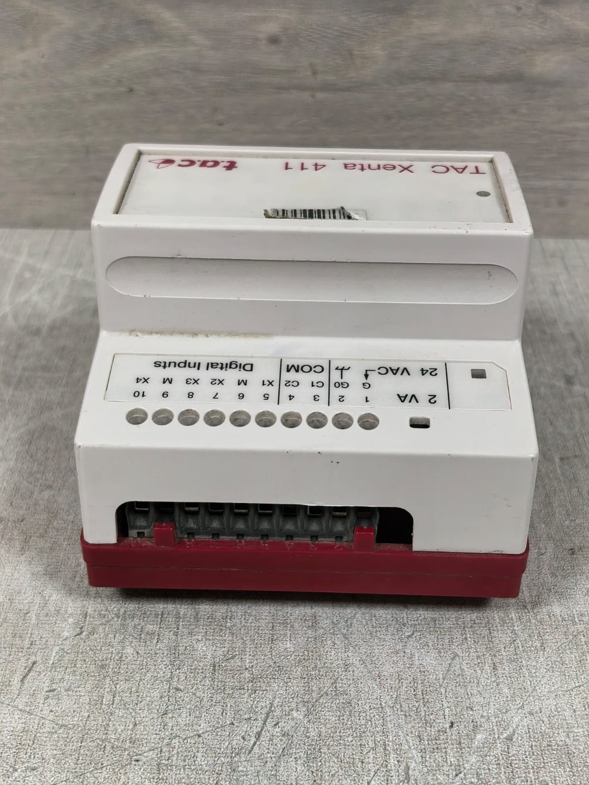 TAC 411 0-073-0201-1 VER 1.04 TAC XENTA 411 0-073-0201-1 VER 1.04 DIGITAL INPUT W/ BASE 8