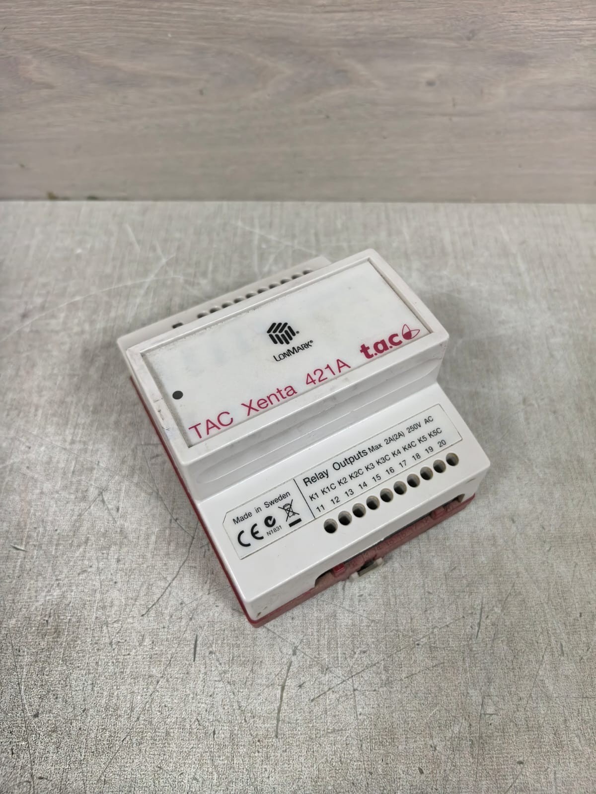 TAC 421A 073-0245-0 VER 1.14 TAC XENTA 421A 073-0245-0 VER 1.14 HW 2RELAY OUTPUTS 250VAC 3