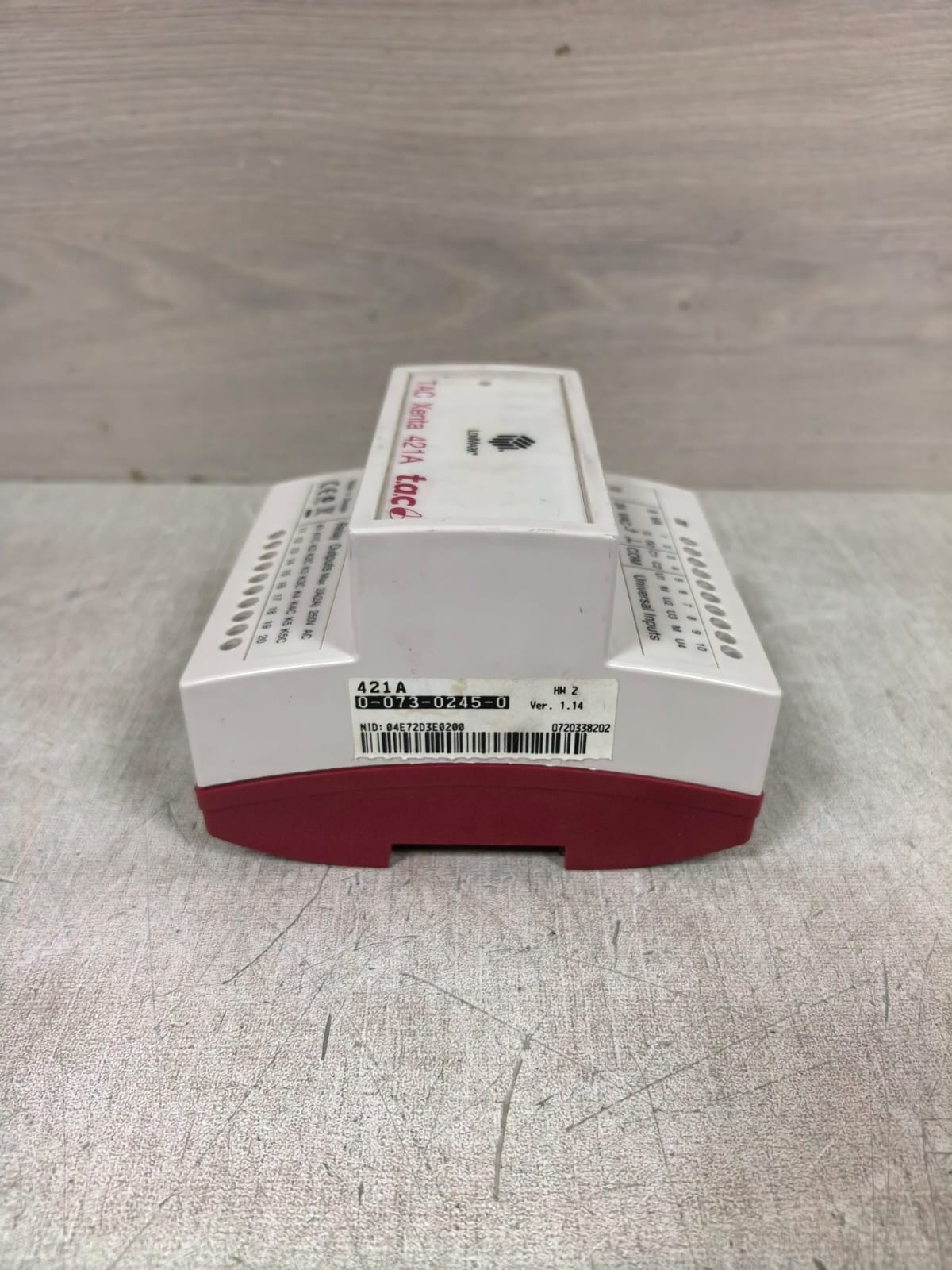 TAC 421A 073-0245-0 VER 1.14 TAC XENTA 421A 073-0245-0 VER 1.14 HW 2RELAY OUTPUTS 250VAC 5