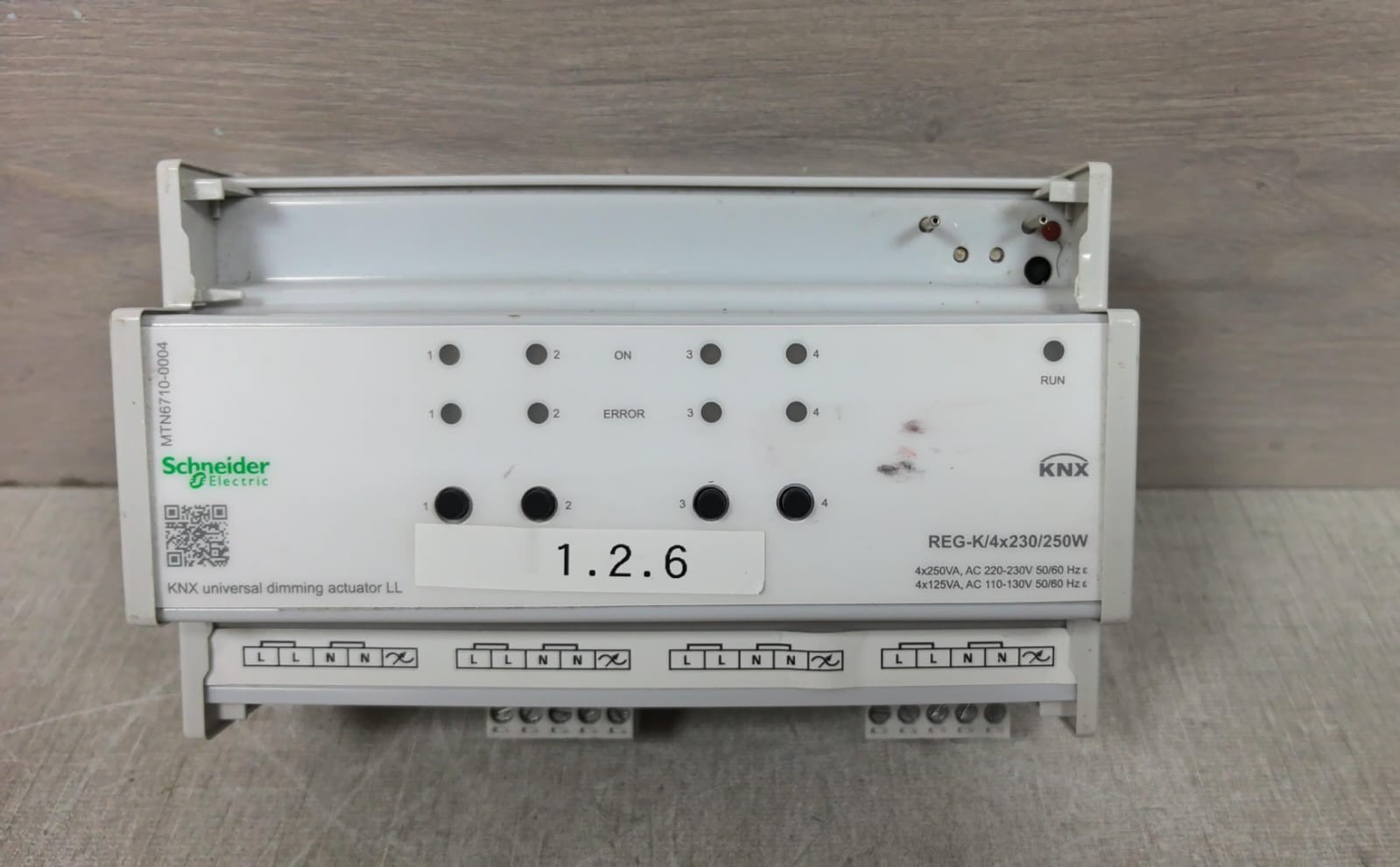 SCHNEIDER ELECTRIC MTN6710-0004 KNX UNIVERSAL DIMMING ACTUATOR LL
