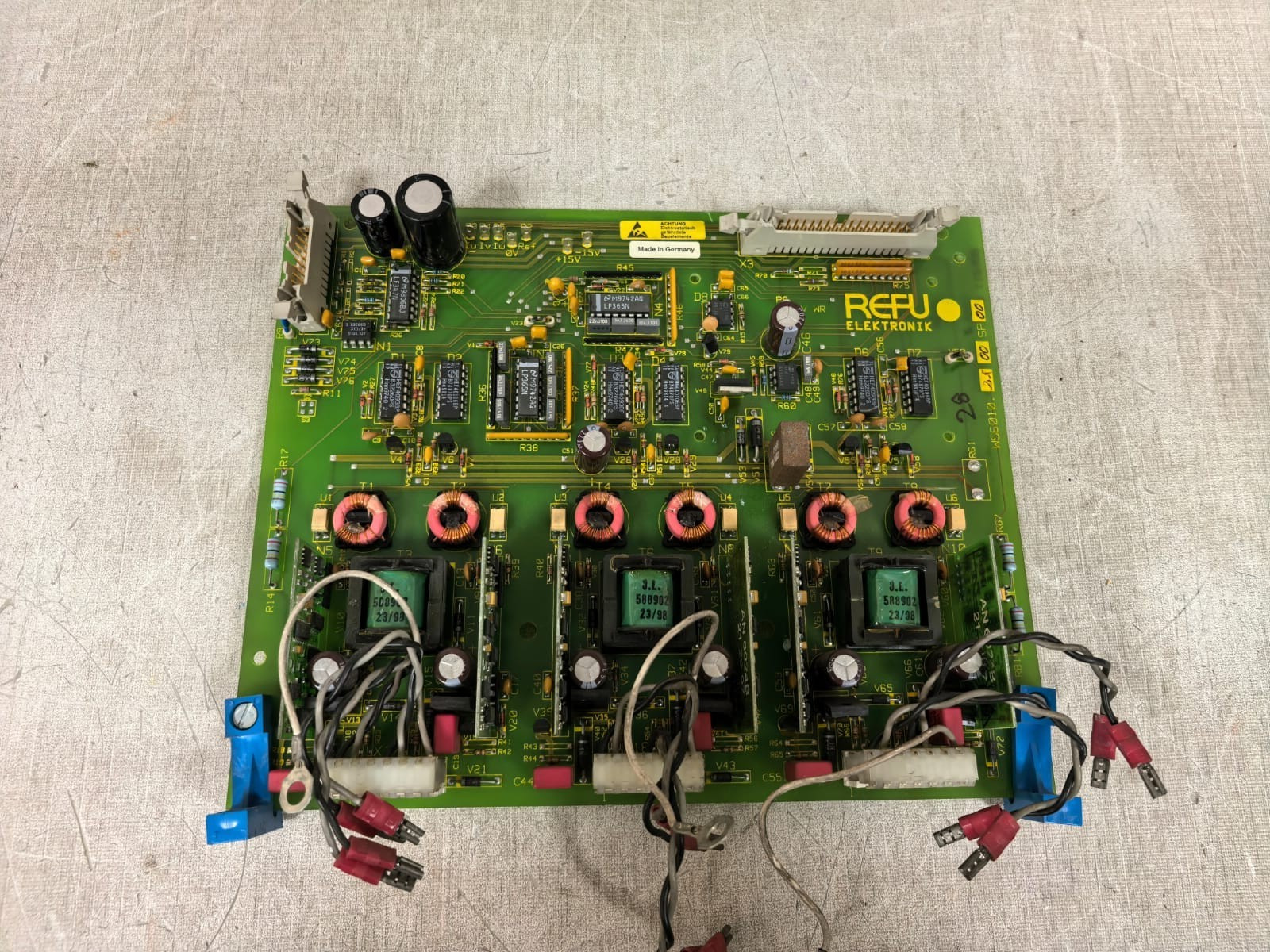 REFU ELEKTRONIK WS6010.2800SP00 REFU ELEKTRONIK WS6010.2800SP00 CIRCUIT BOARD 7