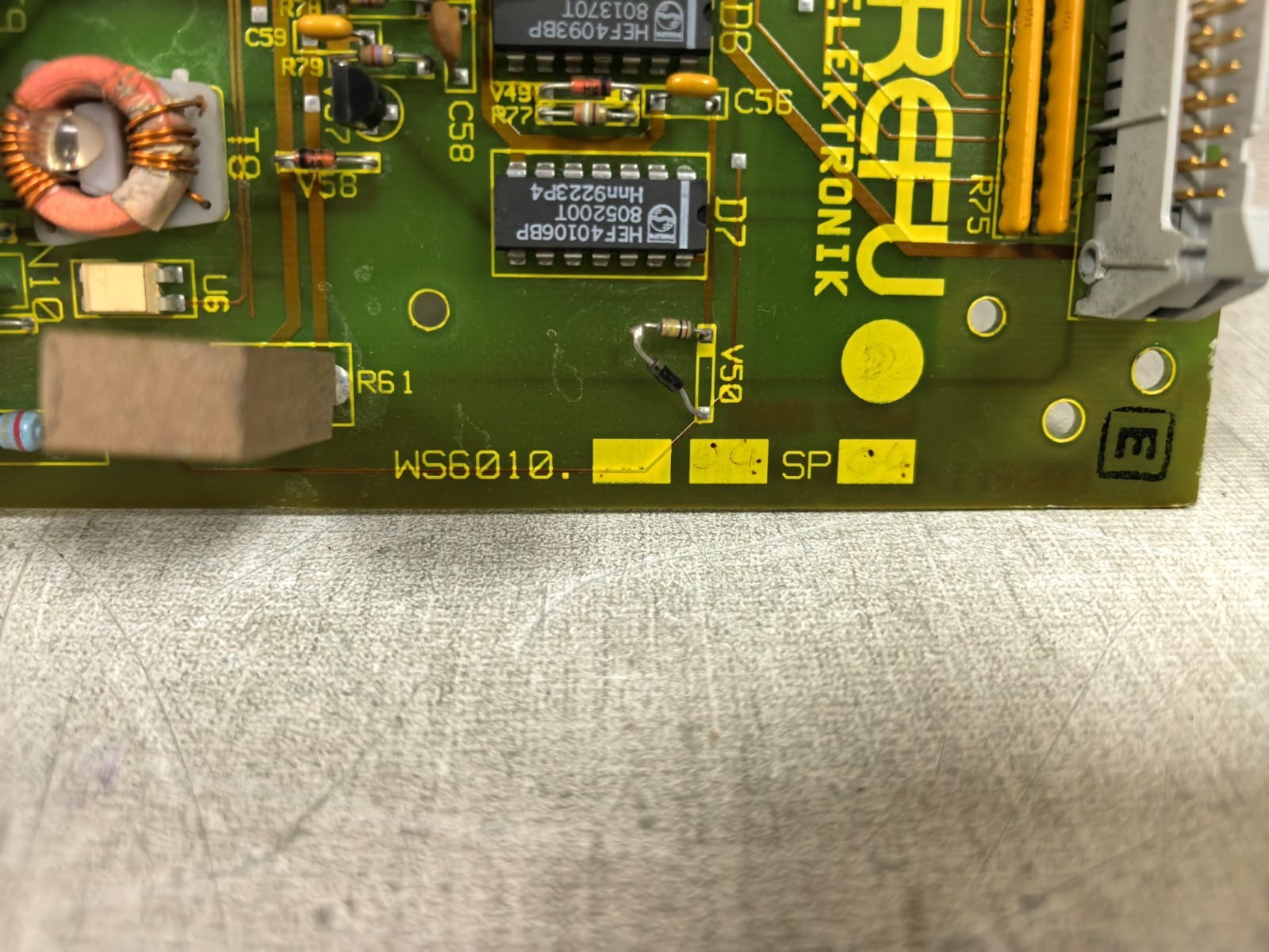 REFU ELEKTRONIK WS6010 REFU ELEKTRONIK WS6010 CIRCUIT BOARD 6
