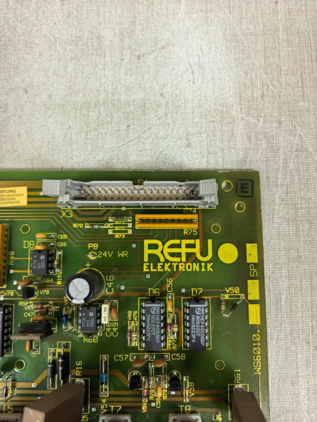 REFU ELEKTRONIK WS6010 REFU ELEKTRONIK WS6010 CIRCUIT BOARD 8