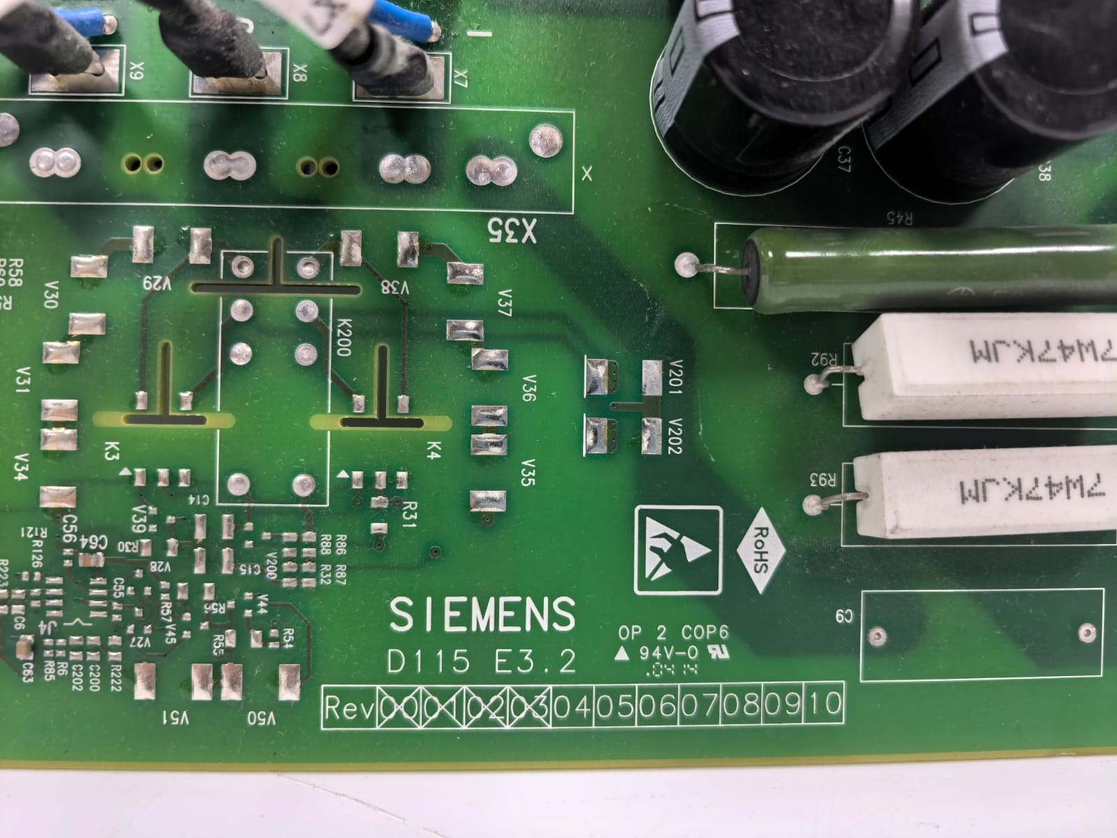 Siemens D115 E3.2 SIEMENS D115 E3.2 PCB BOARD 07125086 8