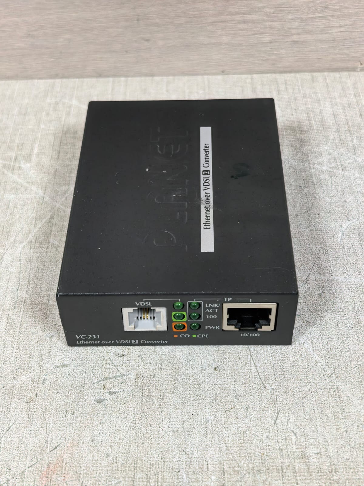 PLANET VC-231 PLANET VC-231 ETHERNET OVER VDSL2 CONVERTER 9