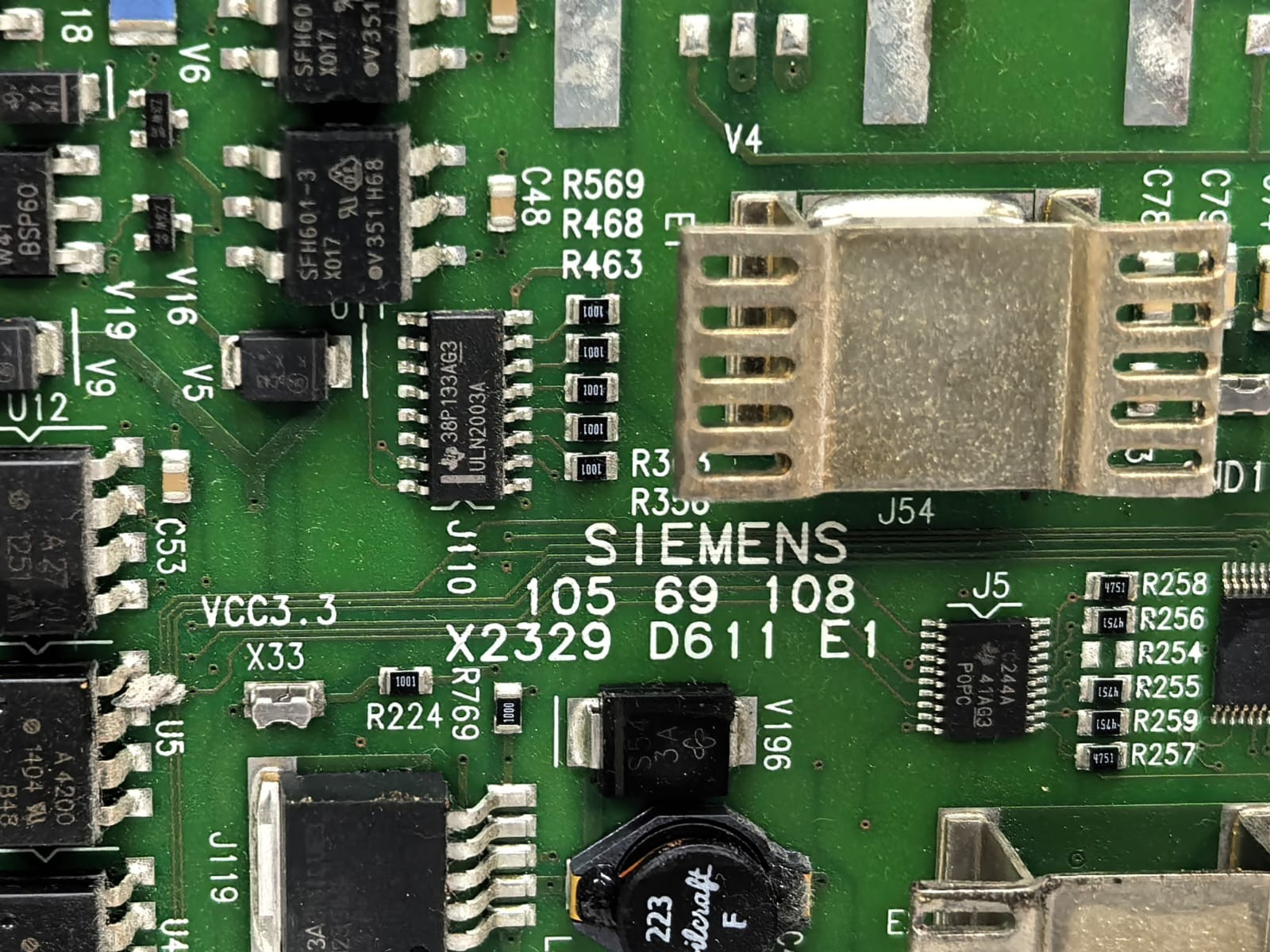 Siemens 10569108 SIEMENS D611 E1 YSIO BOARD 10569108 4