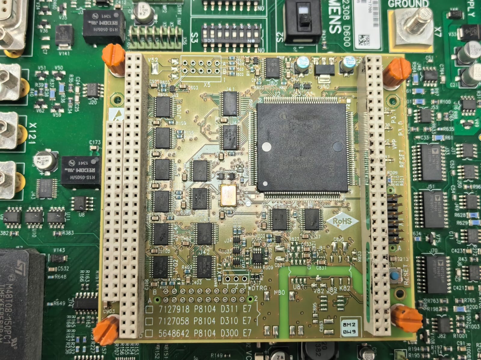 Siemens 07717700 SIEMENS D600 X2308 E4 CATH/ANDIO PCB CONTROL BOARD 07717700 3