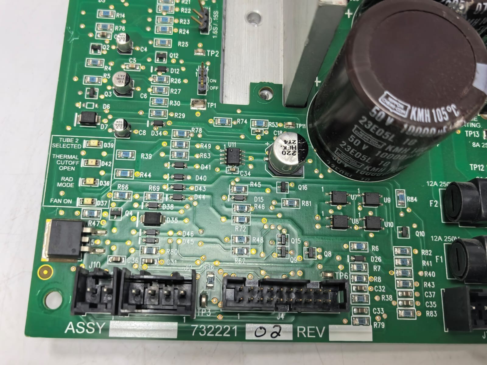 Siemens 732221/02 SCHEM 732219 CPI AUXILLARY BOARD 732221/02 3