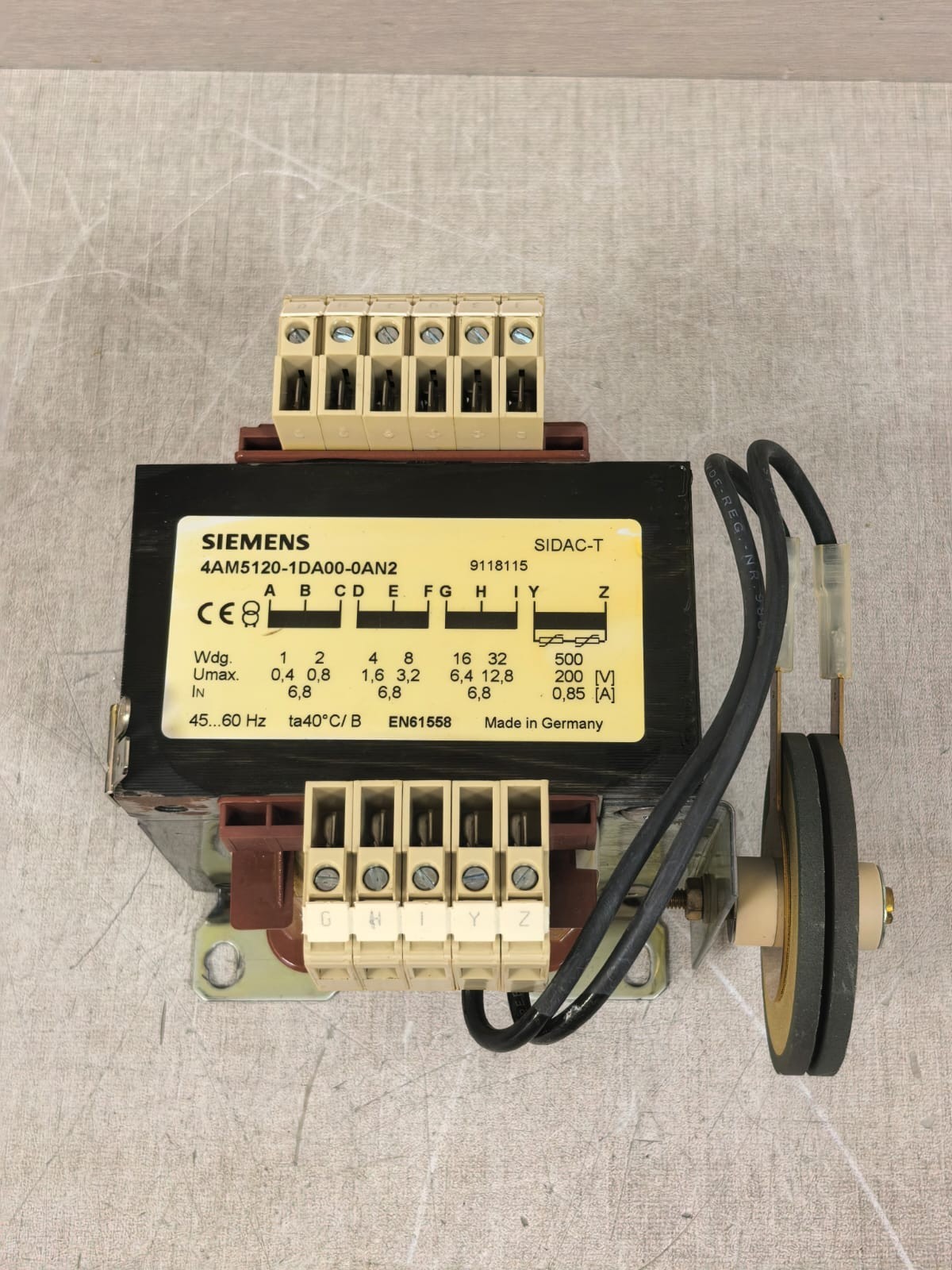 Siemens SIDAC-T 4AM5120-1DA00-0AN2 SIEMENS SIDAC-T 4AM5120-1DA00-0AN2 TRANSFORMER 3