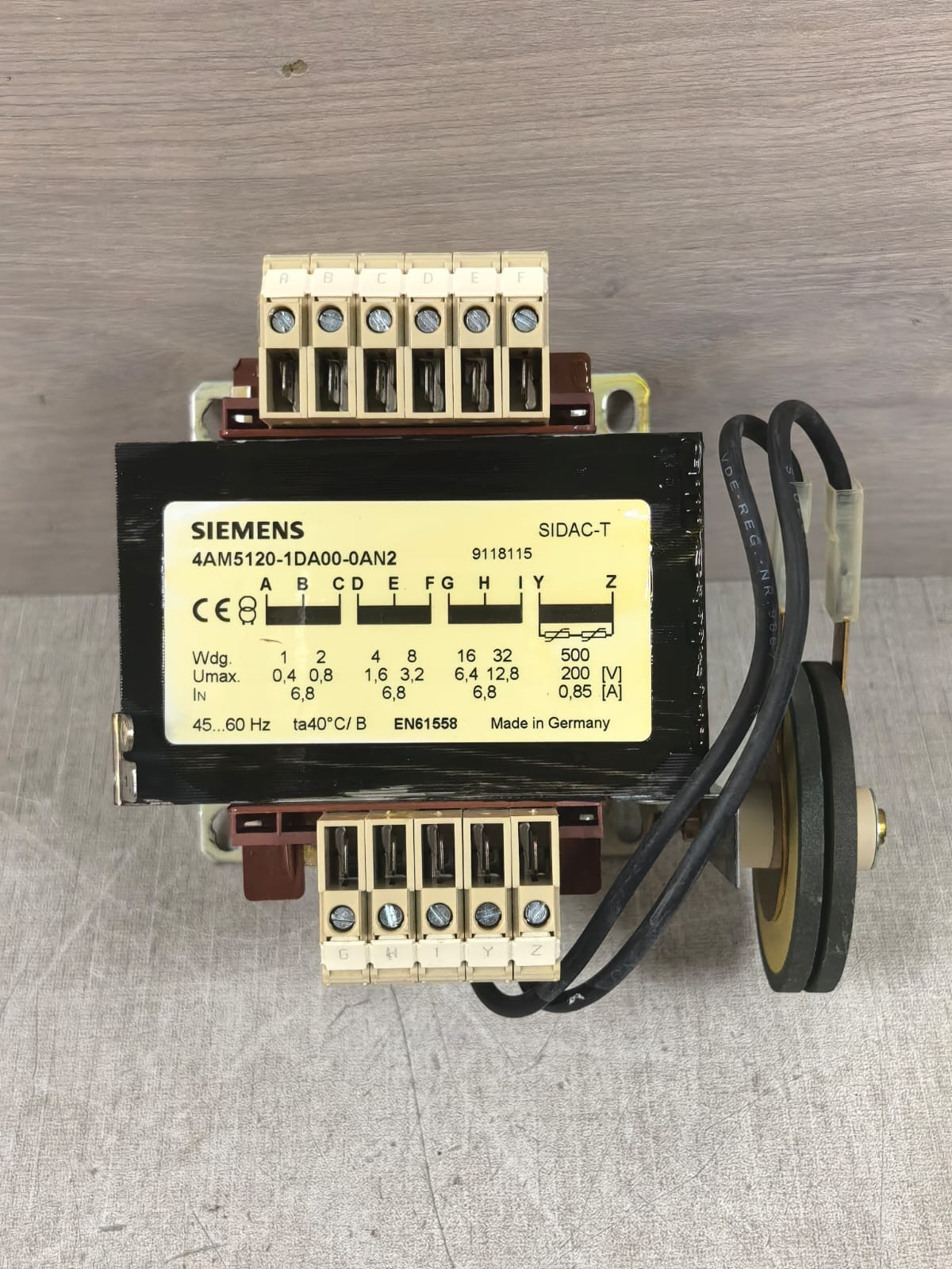 Siemens SIDAC-T 4AM5120-1DA00-0AN2 SIEMENS SIDAC-T 4AM5120-1DA00-0AN2 TRANSFORMER 1
