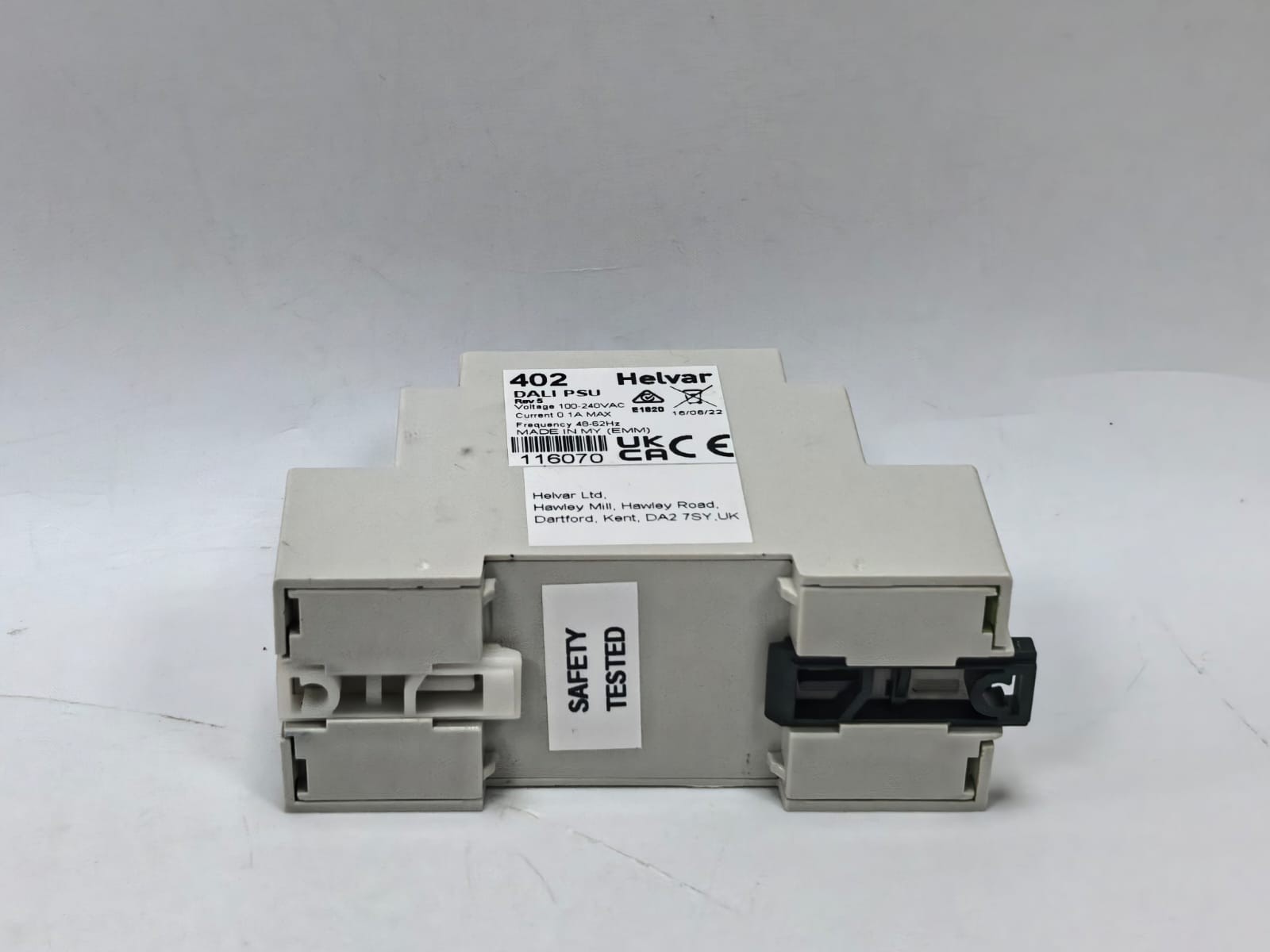 HELVAR 402 HELVAR 402 DALI PSU POWER SUPPLY REV.5 100-240 VAC 7