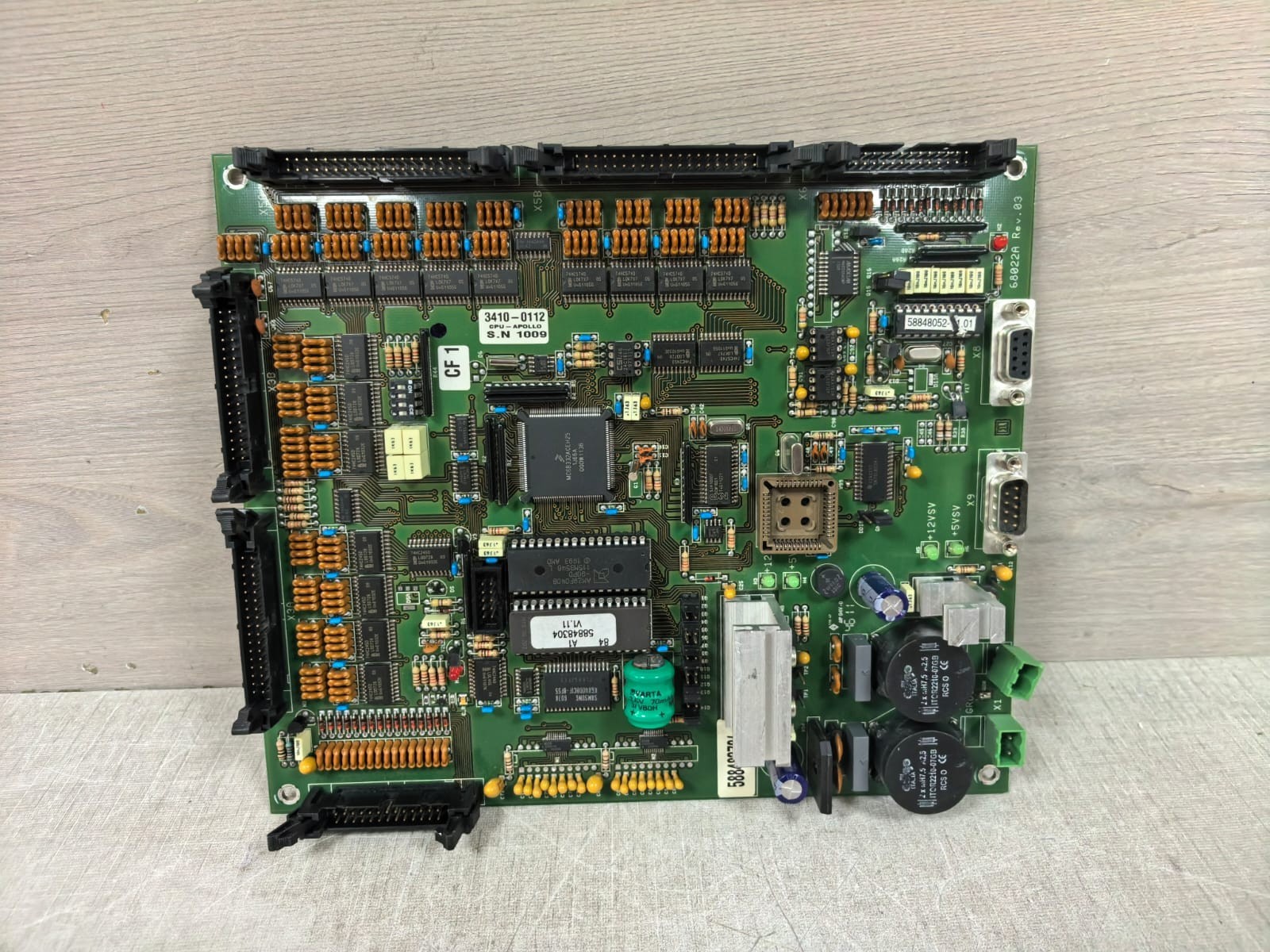 CPU APOLLO 3410-0112 68022A REV.03 CPU APOLLO 3410-0112 68022A REV.03 CONTROL CIRCUIT BOARD 1