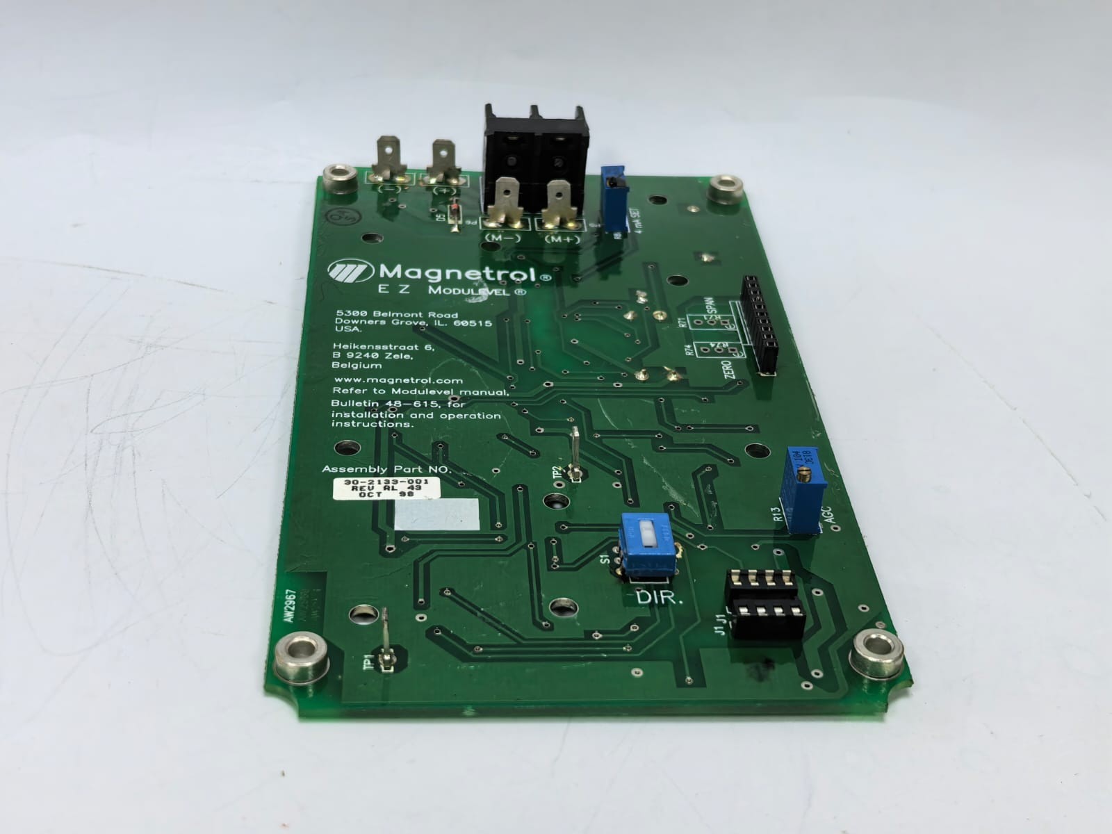 Magnetrol 30-2133-001 MAGNETROL 30-2133-001 REV.AL 43 EZ MODULEVEL 7