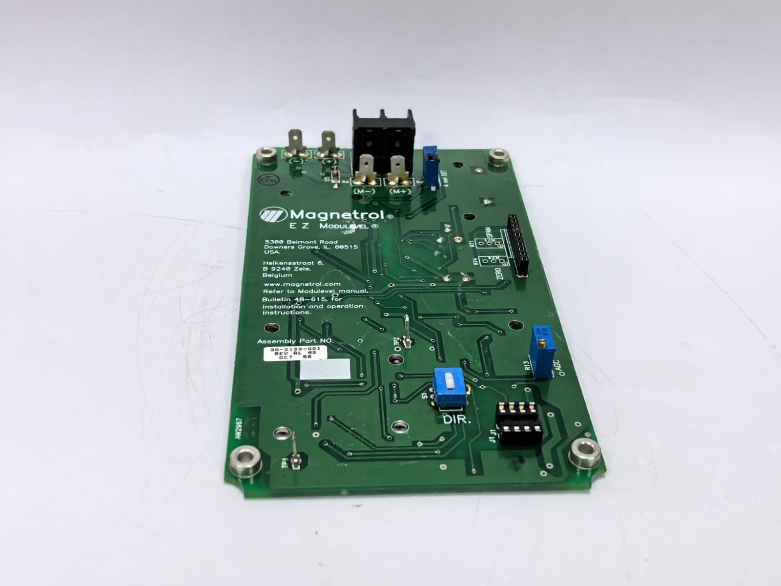Magnetrol 30-2133-001 MAGNETROL 30-2133-001 REV.AL 43 EZ MODULEVEL 8