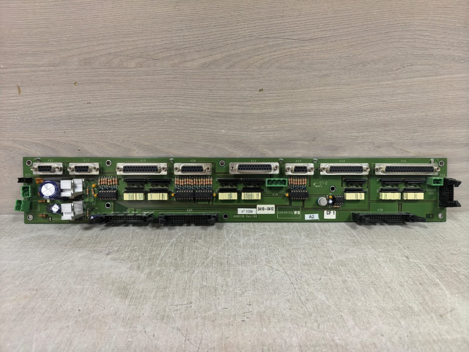 3410-0412 58838152/3 68022B REV.02 3410-0412 58838152/3 68022B REV.02 CIRCUIT BOARD 2