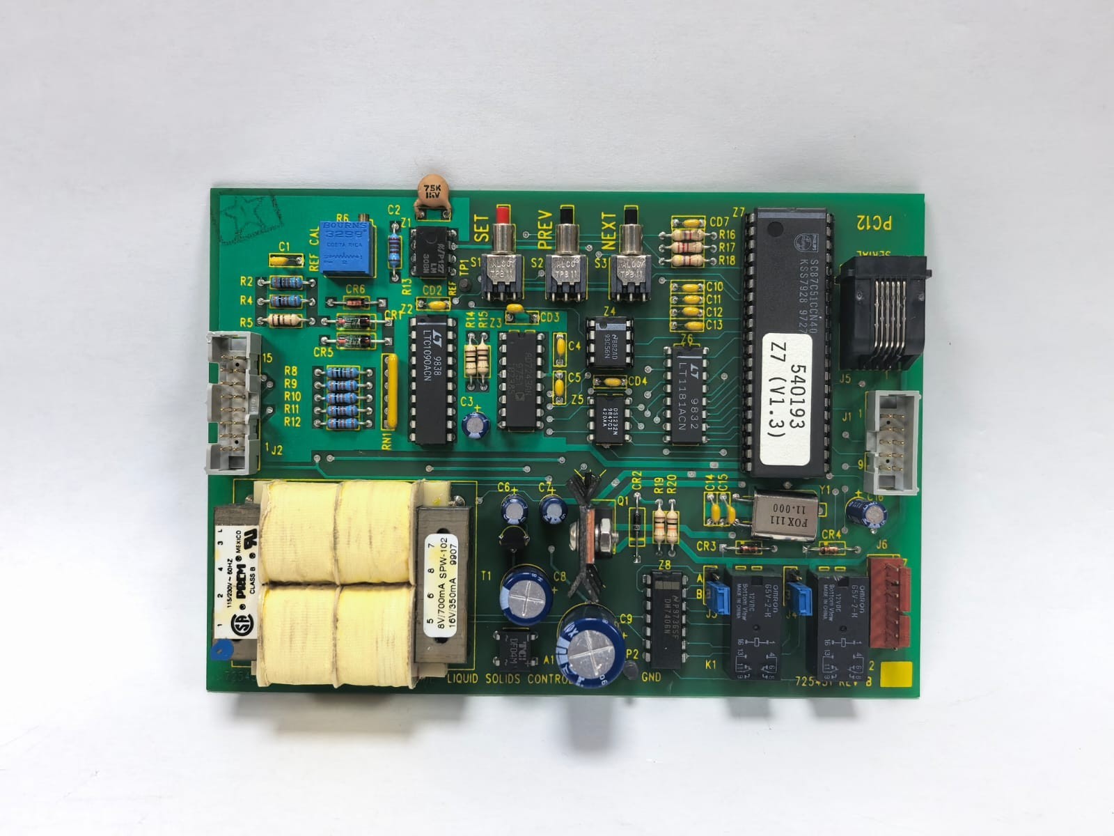 LIQUID SOLIDS CONTROL 725431 LIQUID SOLIDS CONTROL 725431 PC12 REV.B PCB BOARD 1