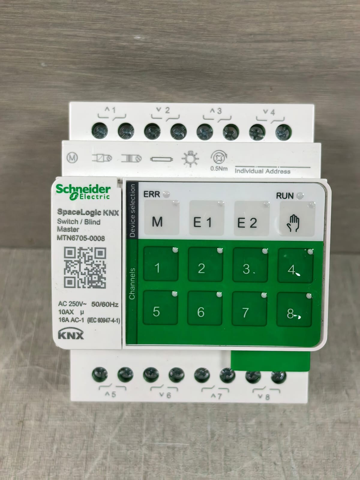Schneider Electric MTN6705-0008 SCHNEIDER ELECTRIC MTN6705-0008 SPACELOGIC KNX SWITCH/ BLIND MASTER 250V 2