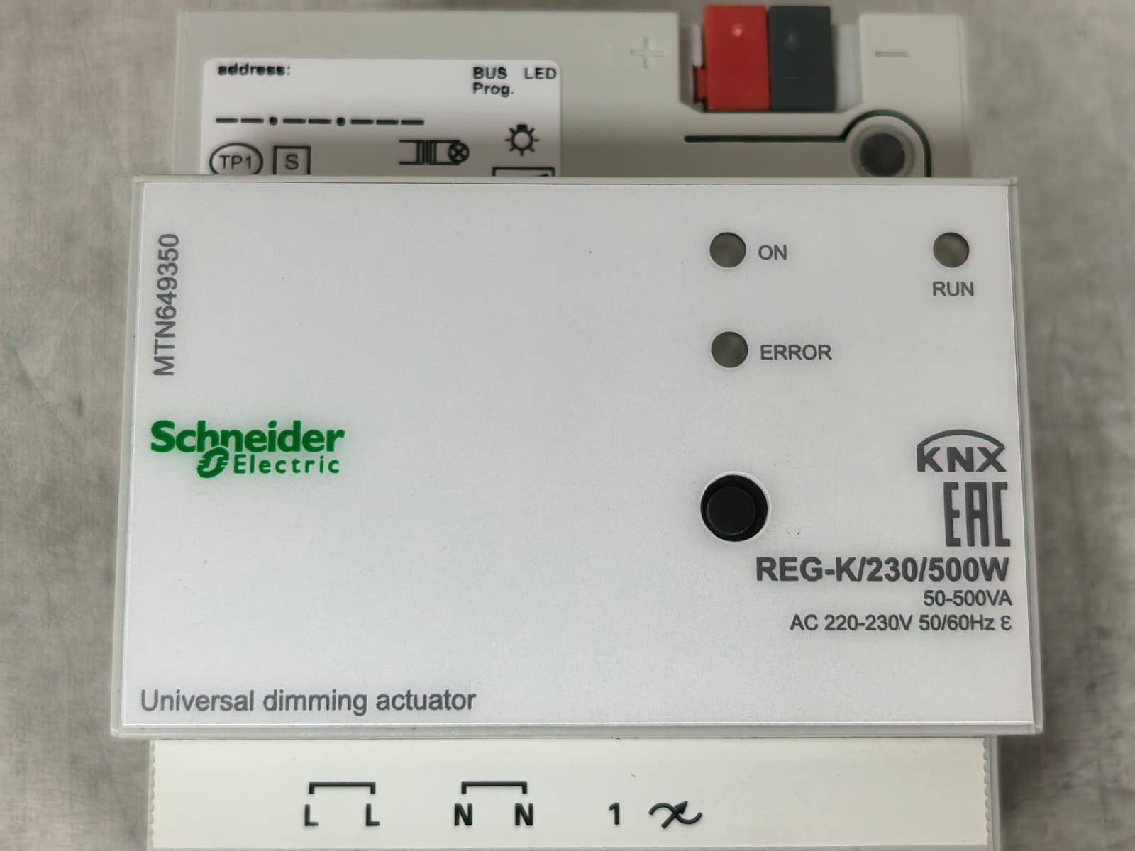 Schneider Electric MTN649350 SCHNEIDER ELECTRIC MTN649350 UNIVERSAL DIMMING ACTUATOR AC220-230V 3