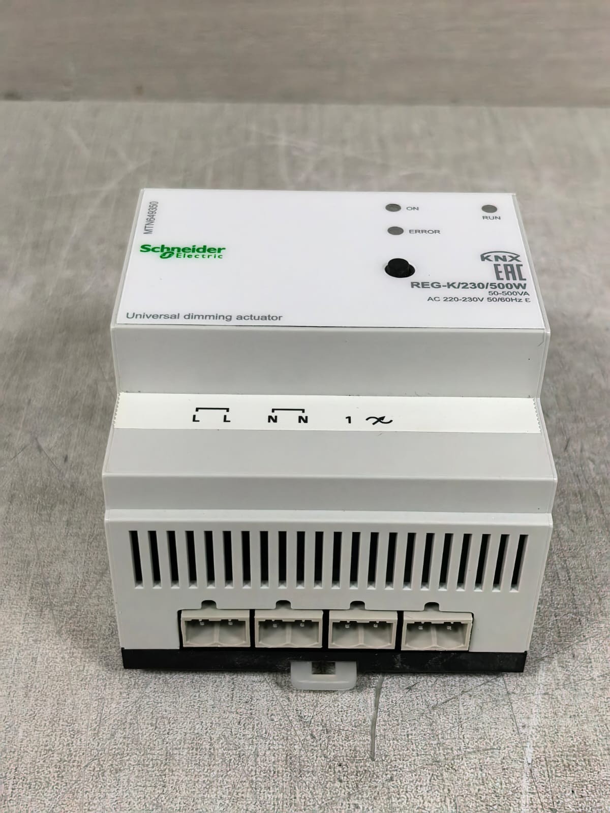 Schneider Electric MTN649350 SCHNEIDER ELECTRIC MTN649350 UNIVERSAL DIMMING ACTUATOR AC220-230V 10