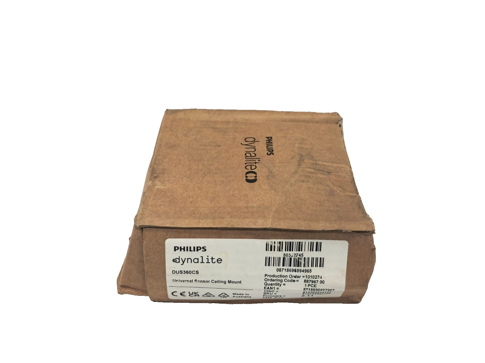 Philips DUS360CS PHILIPS DYNALITE DUS360CS UNIVERSAL SENSOR CEILING MOUNT 8
