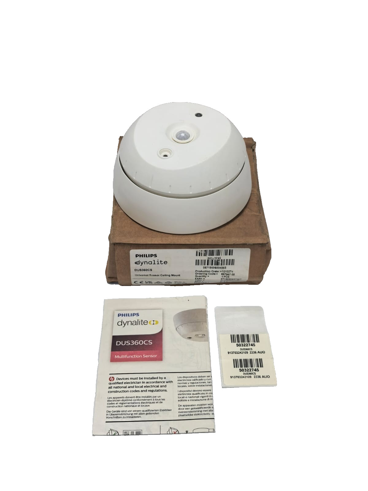 Philips DUS360CS PHILIPS DYNALITE DUS360CS UNIVERSAL SENSOR CEILING MOUNT 1