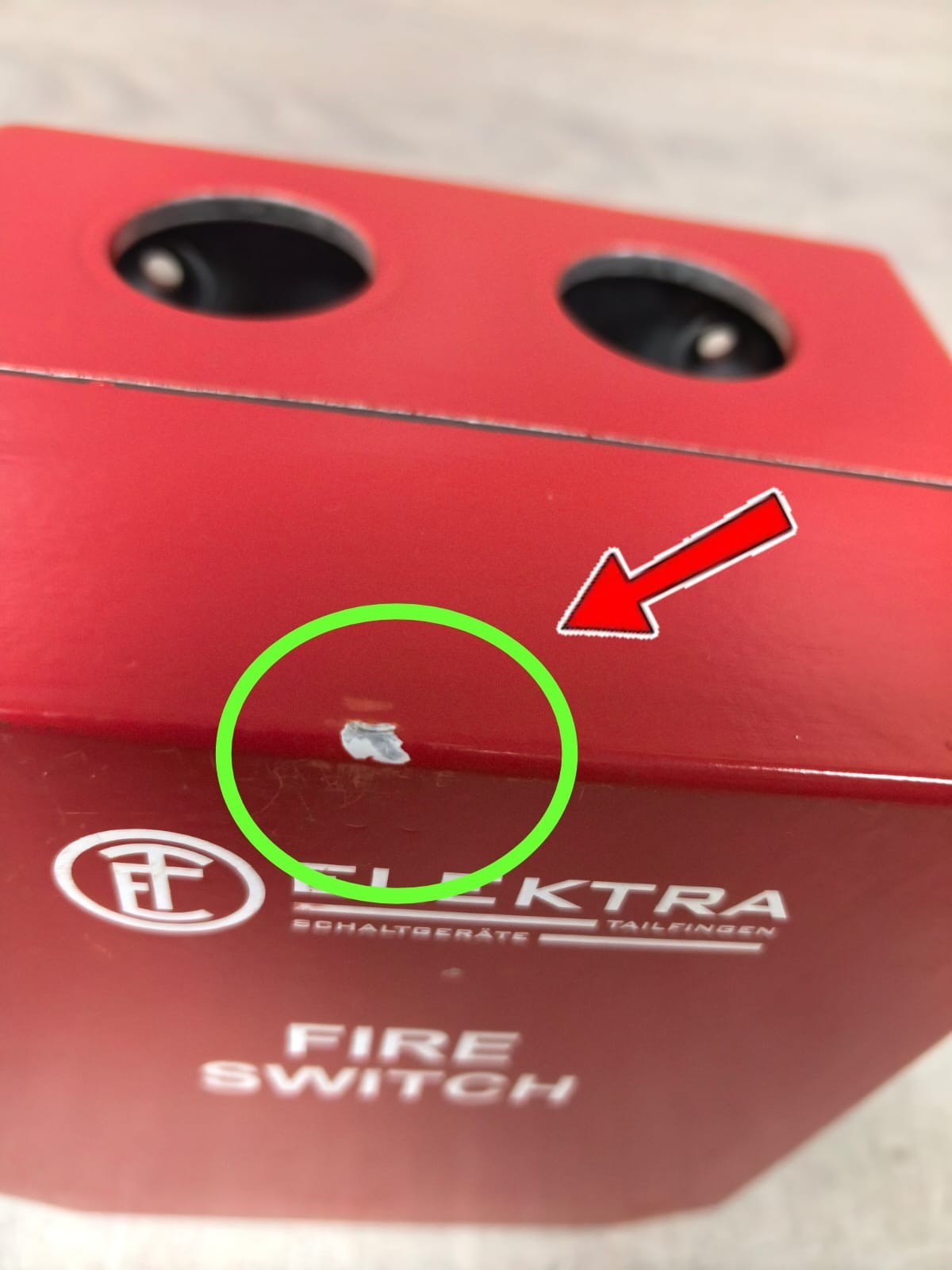 ELEKTRA TAILFINGEN BSF2E 6903-LG48/2-D-RSS 312551 ELEKTRA TAILFINGEN BSF2E 6903-LG48/2-D-RSS 312551 FIRE SWITCH 3