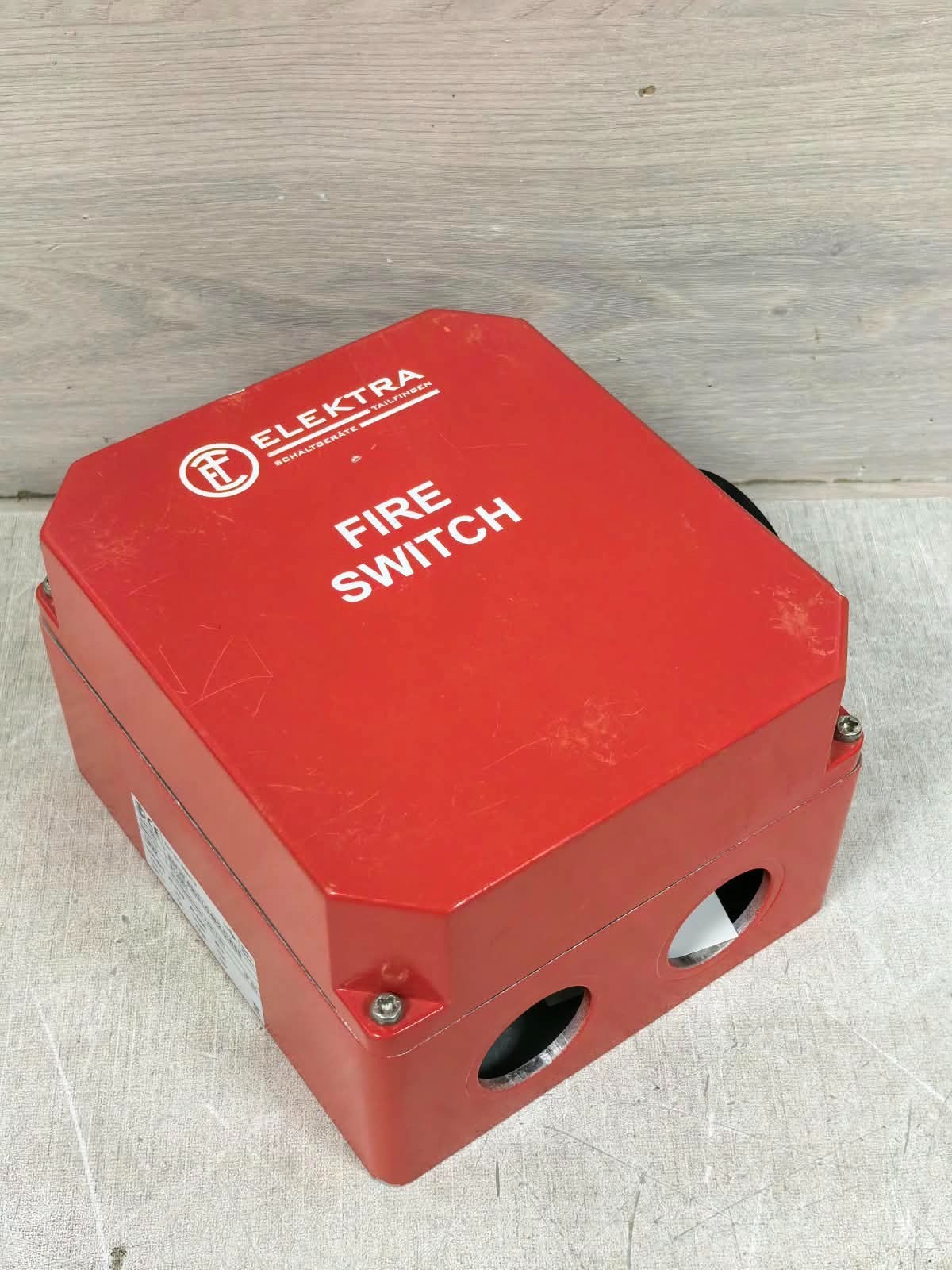 ELEKTRA TAILFINGEN BSF2E 6903-LG48/2-D-RSS 312551 ELEKTRA TAILFINGEN BSF2E 6903-LG48/2-D-RSS 312551 FIRE SWITCH 4